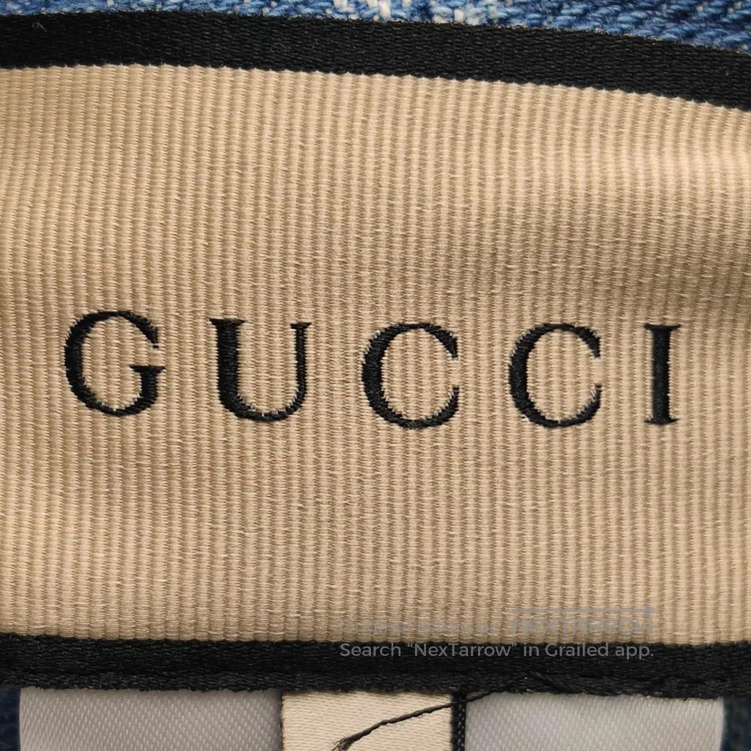 Gucci Gucci GG Pattern Denim Jacket XXS. Size XXS / US 00 / IT 34 - 3 Thumbnail