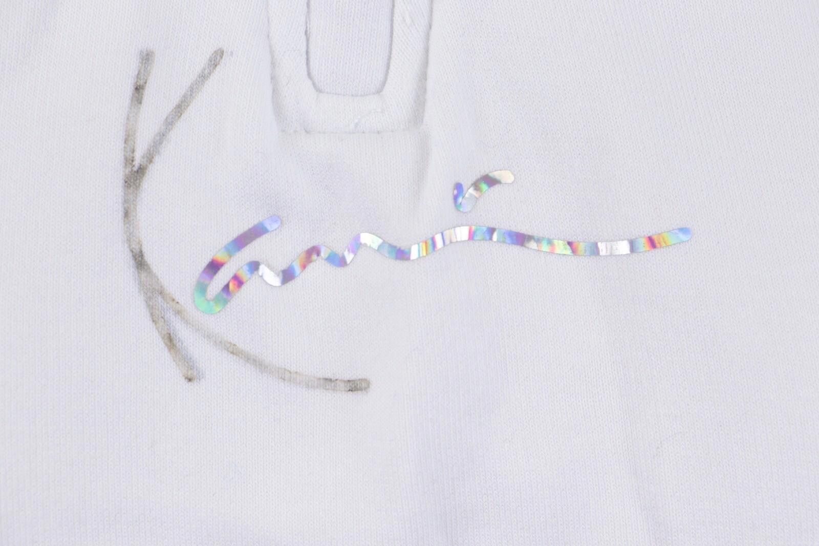 Karl Kani Karl Kani White 1/4 Zip Big Logo High Neck Sweater Size XS Size XS / US 0-2 / IT 36-38 - 5 Thumbnail