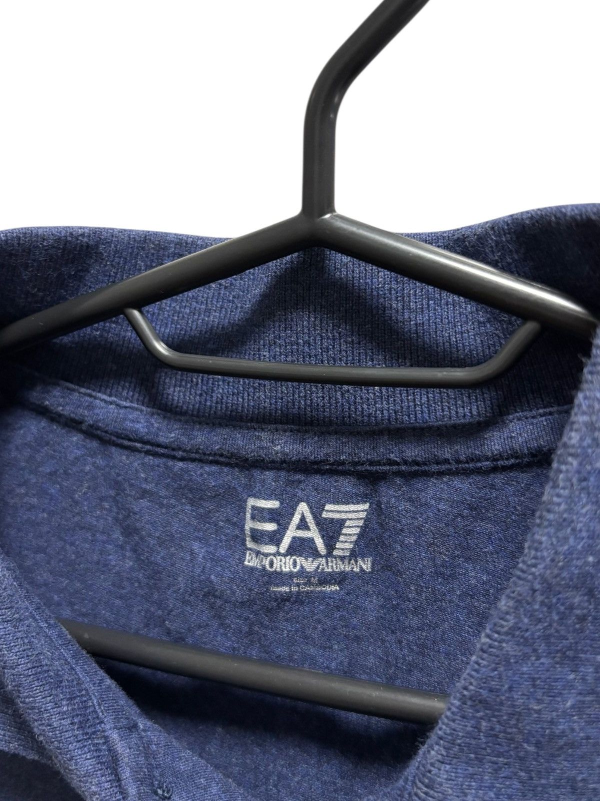 Armani Emporio Armani Tshirt Polo EA7 Logo Designer Collared Neck Size US M / EU 48-50 / 2 - 3 Thumbnail
