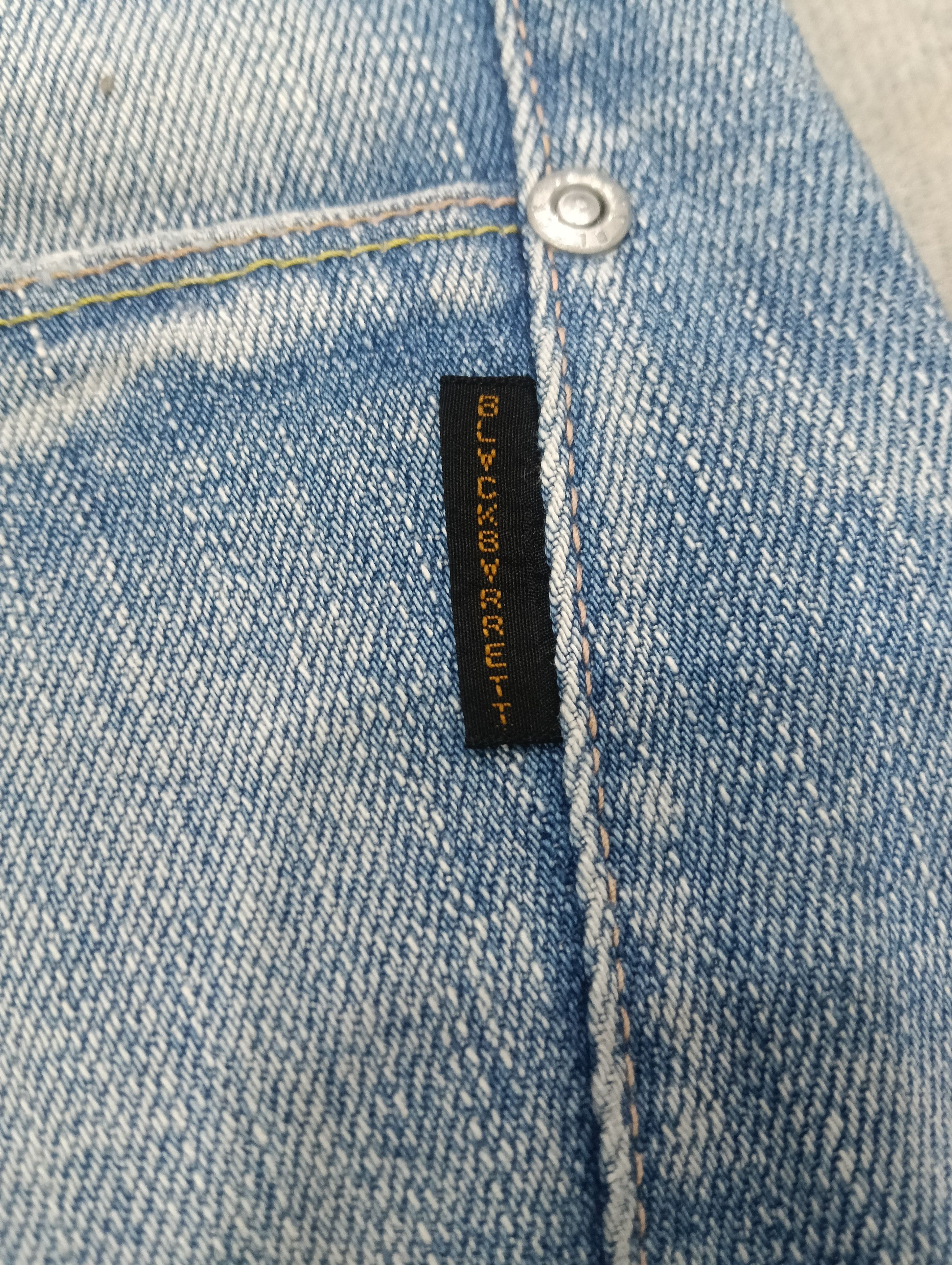 Japanese Brand × Le Grande Bleu (L.G.B.) × Neil Barrett Black Barrett Selvedge Skinny Denim Size US 33 - 10 Thumbnail