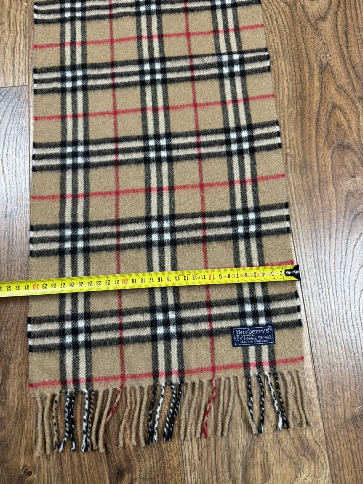 Burberry Vintage cashmere scarf Burberry’s 90s original luxury item Size ONE SIZE - 3 Thumbnail