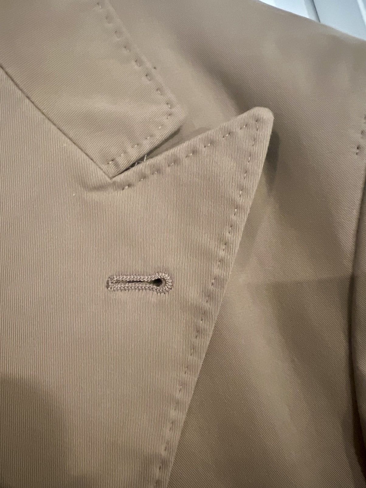 Brunello Cucinelli New Brunello Cucinelli Cashmere/Cotton Peak Lapel blazer Size 42R - 7 Thumbnail