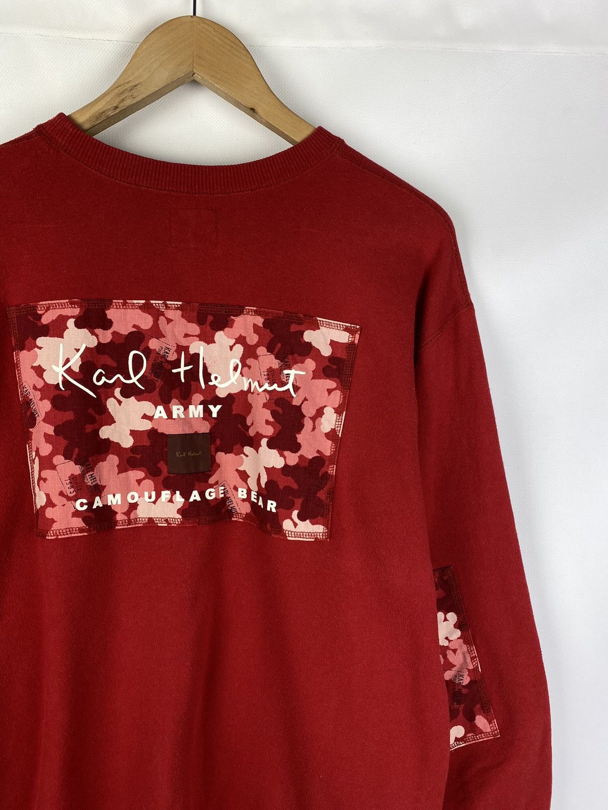 Japanese Brand × Karl Helmut Karl Helmut Pink House Bear Logo men’s sweatshirt Japan Size US M / EU 48-50 / 2 - 17 Thumbnail