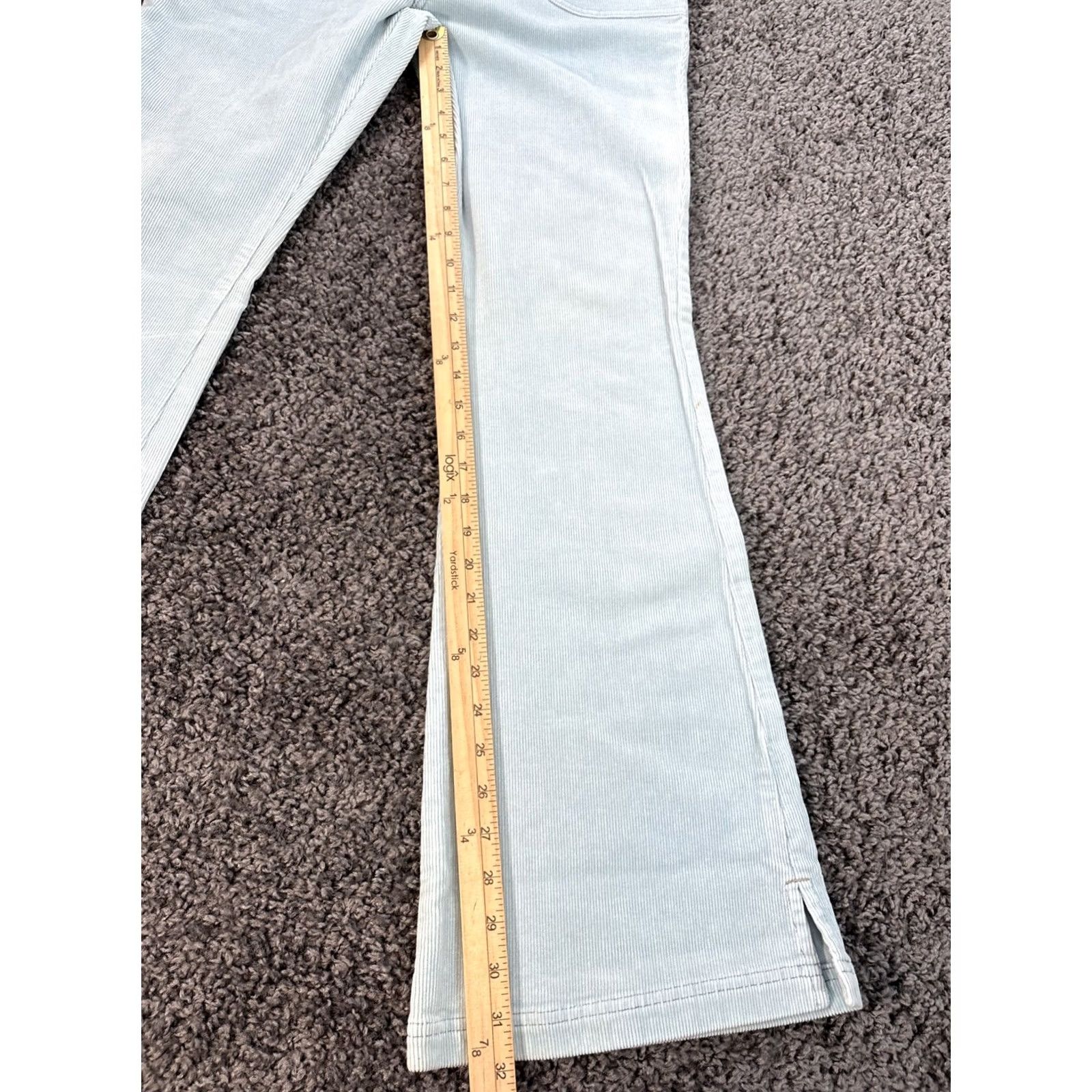 Vintage VINTAGE UNIONBAY Corduroy Pants Womens 11 Flare Boot Cut Jeans Low Rise Blue Womens Boots Cut Flared 32in Inseam Size 32" / US 10 / IT 46 - 2 Thumbnail