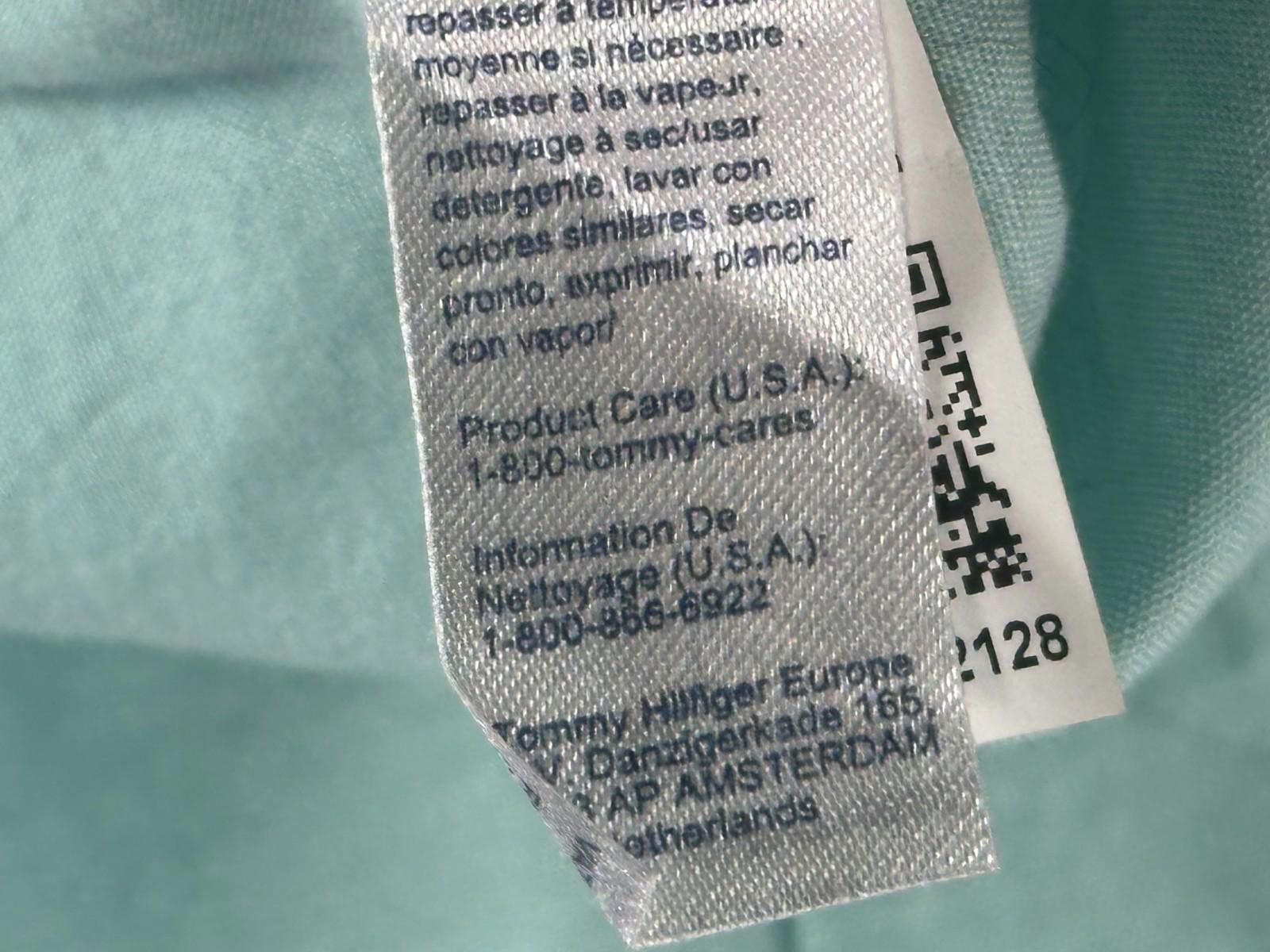 Tommy Hilfiger Tommy Hilfiger Custom Fit Casual Short Sleeve Green Mens XL Size US XL / EU 56 / 4 - 11 Thumbnail