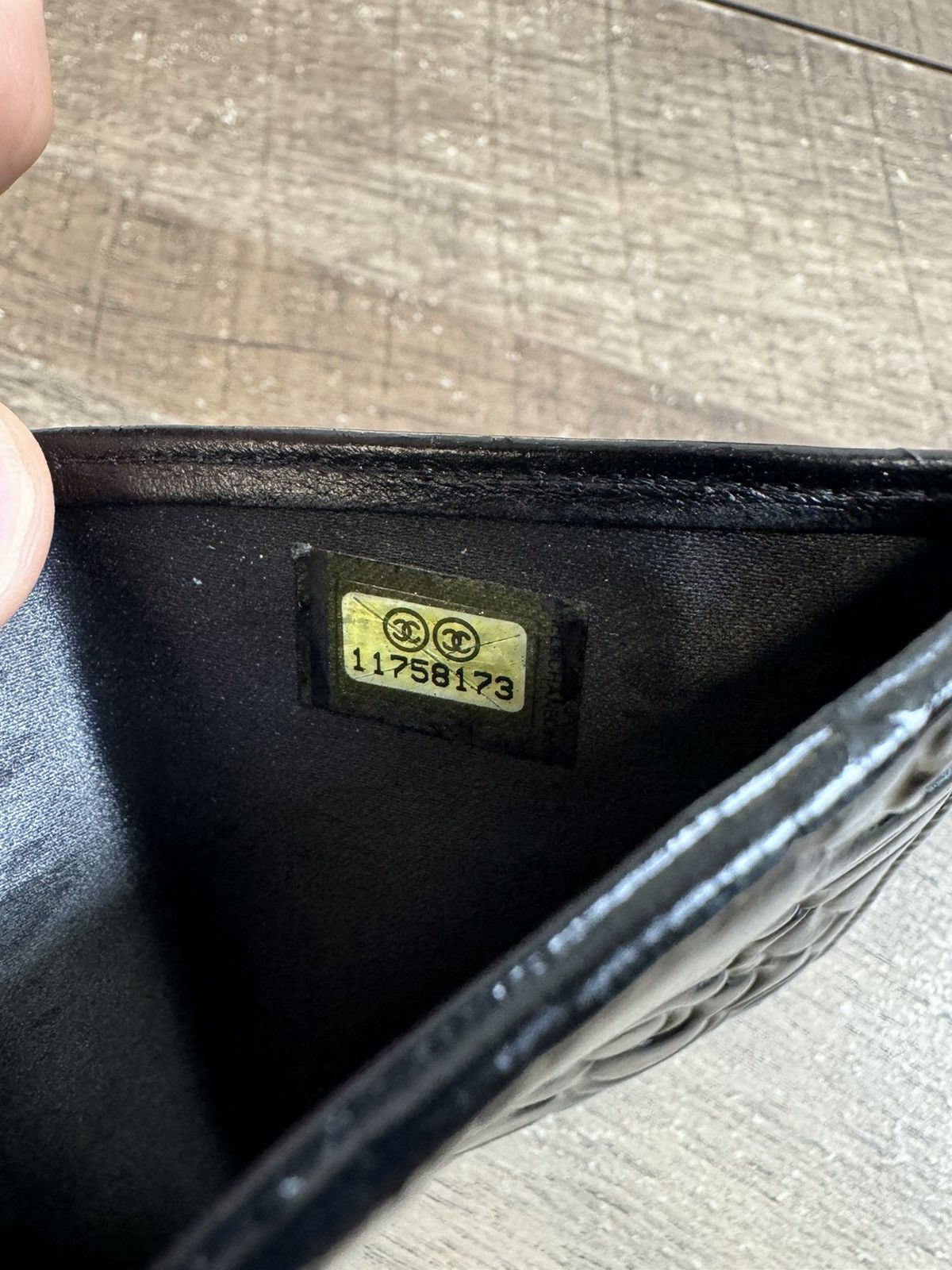 Chanel CHANEL Camellia Double Hook Bi Fold Wallet Lambskin Silver Size ONE SIZE - 7 Thumbnail