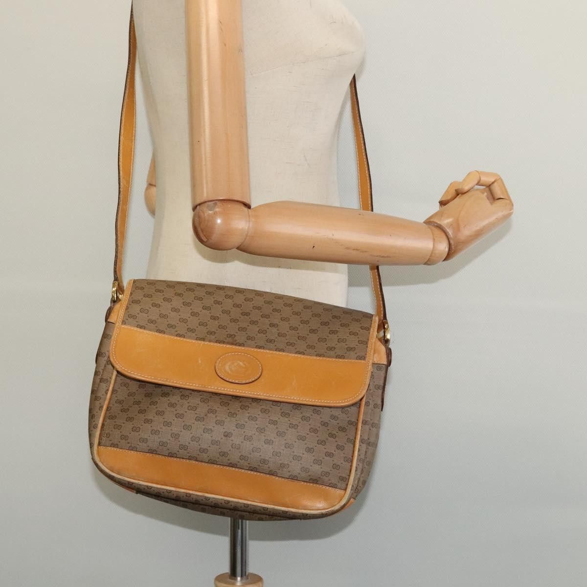 Gucci GUCCI Micro GG Supreme Shoulder Bag Pvc Beige Gold 001 14 Size ONE SIZE - 22 Thumbnail