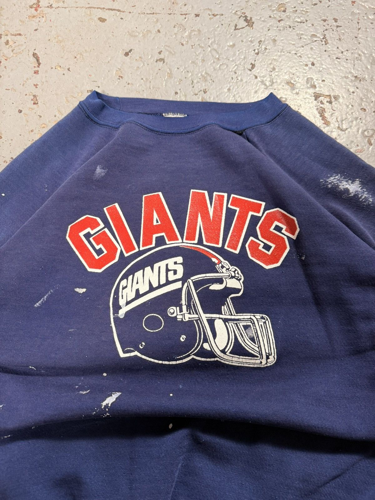 NFL Vintage New York Giants Classic Painter Splash Crewneck Size US M / EU 48-50 / 2 - 2 Thumbnail