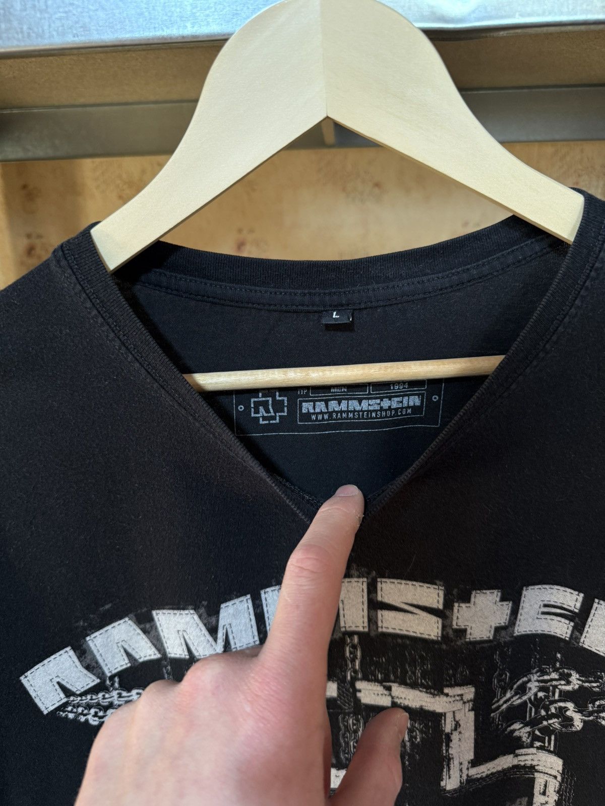Band Tees × Vintage Vintage 2000’s Rammstein T-Shirt Rare Retro Hype Y2K Size US L / EU 52-54 / 3 - 5 Thumbnail
