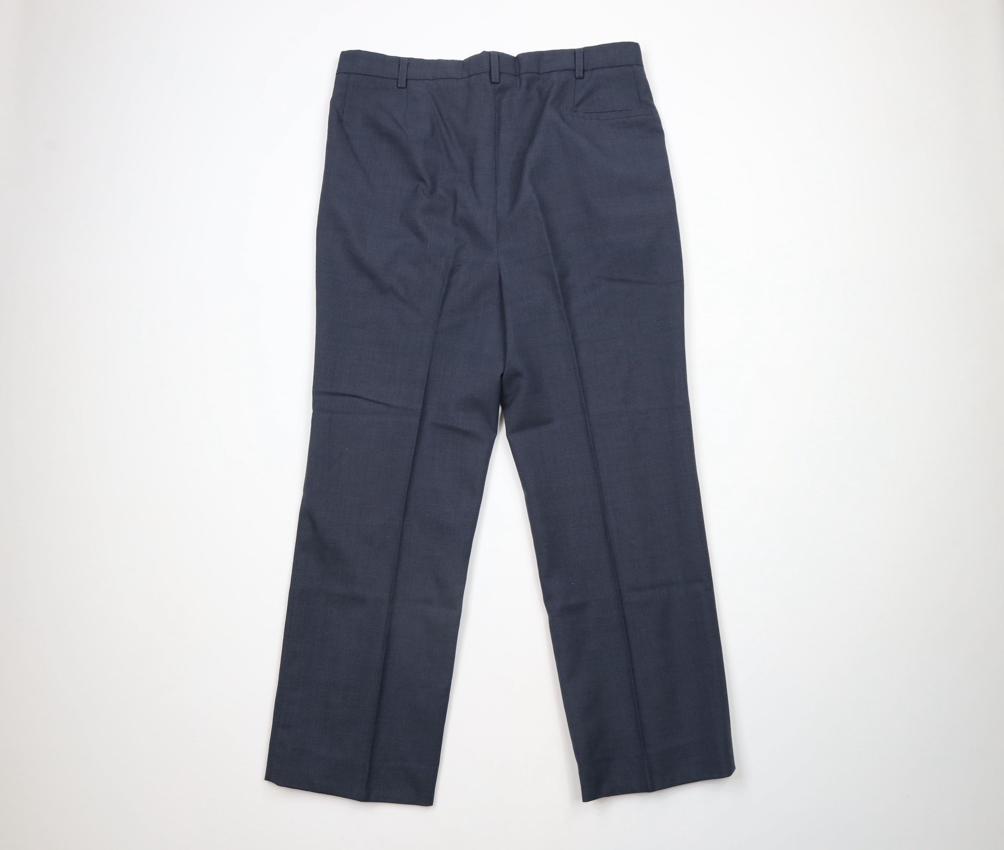 Vintage Vintage 30s 40s Button Fly Chinos Trousers Slacks Blue USA Size US 34 / EU 50 - 7 Thumbnail