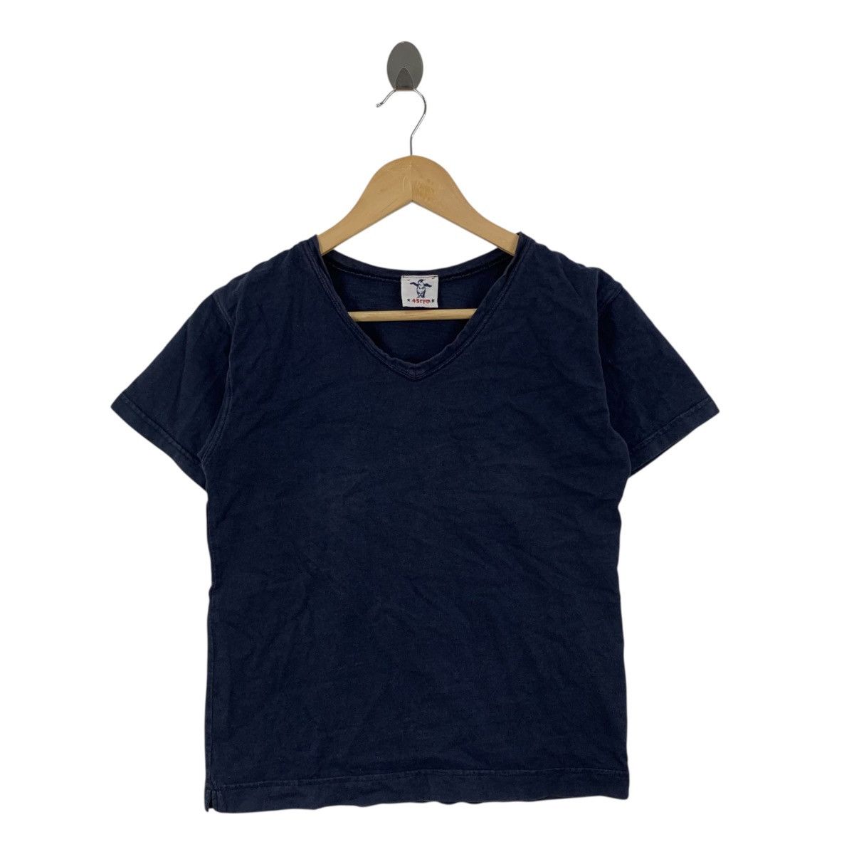45rpm 45RPM 45 Rpm Japanese Brand Plain Short Sleeve Tshirt Size S / US 4 / IT 40 - 1 Thumbnail