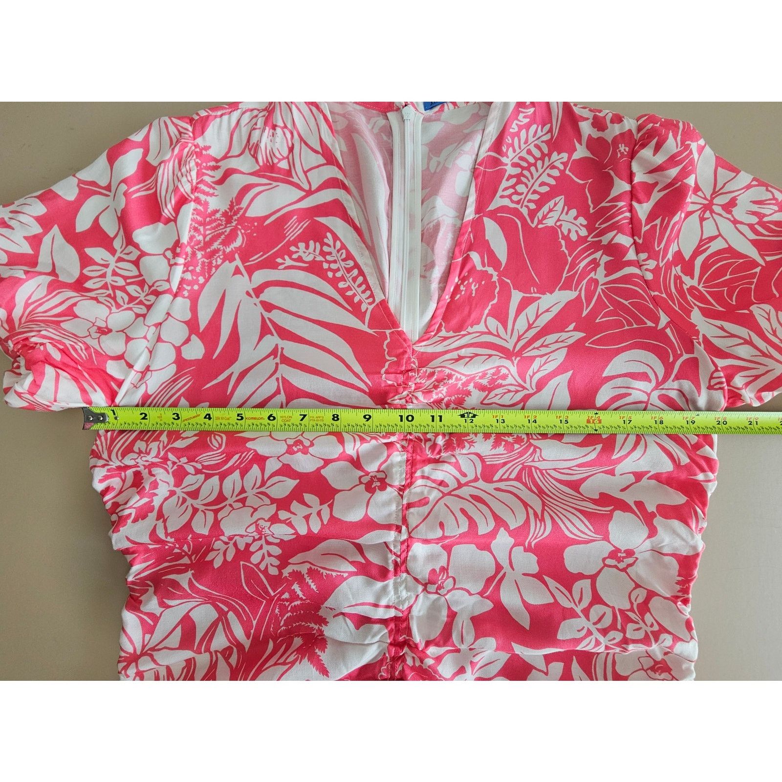 J.McLaughlin NWT J.McLaughlin Silk Pink/White Bay Isle Fernanda Dress 14 Size XL / US 12-14 / IT 48-50 - 7 Thumbnail