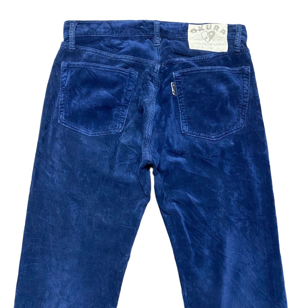 Blue Blue Japan Vintage OKURA Corduroy Pants Size US 31 - 9 Thumbnail