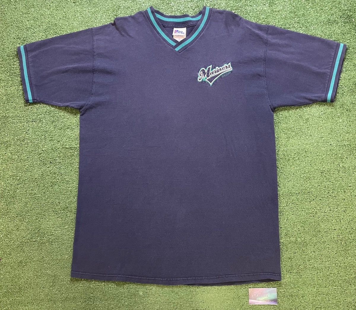 Vintage Vintage 1990s Seattle Mariners embroidered tee Size US XL / EU 56 / 4 - 1 Thumbnail