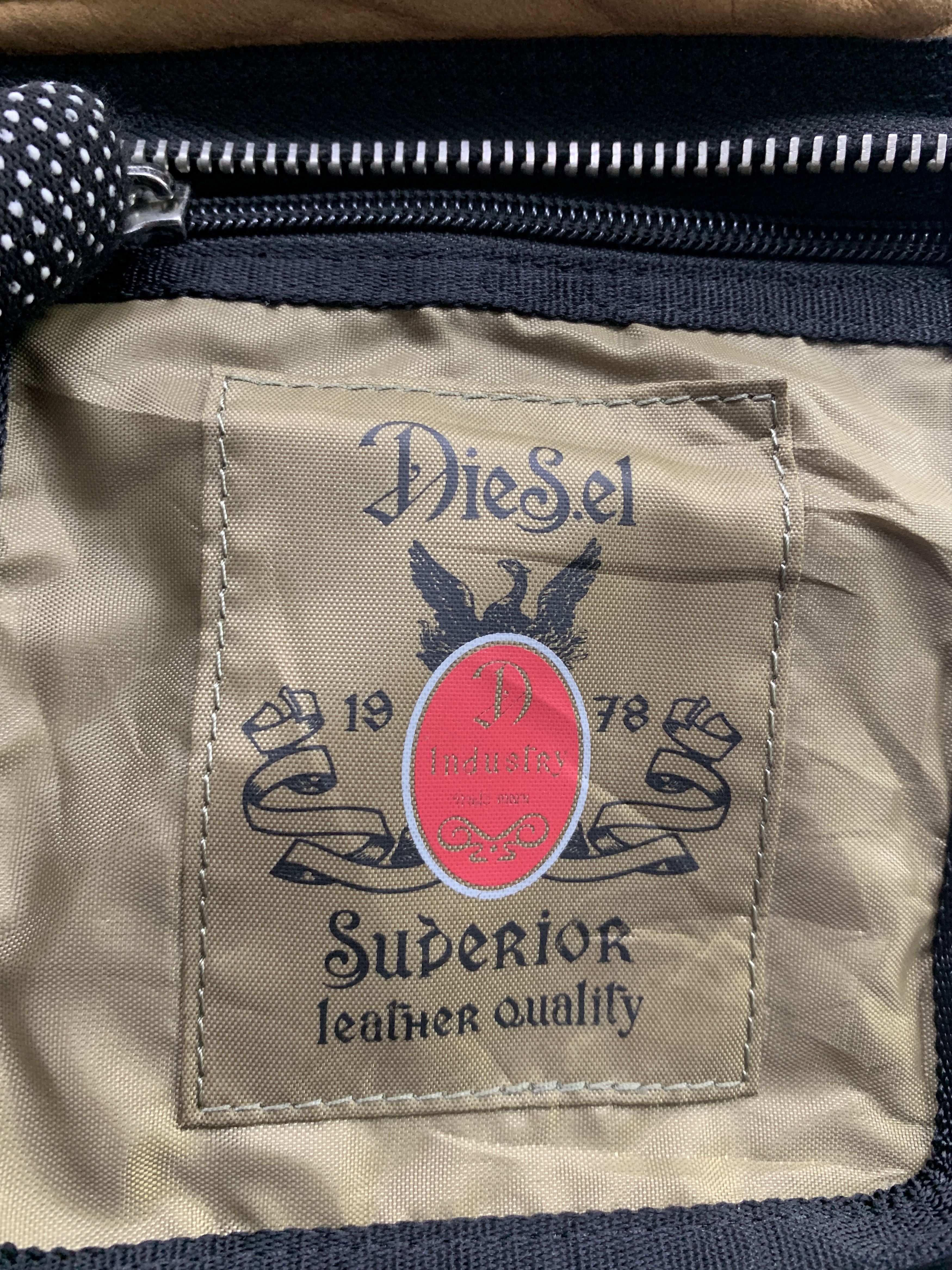 Diesel Diesel Sling Bag Leather Unisex Bag Size ONE SIZE - 10 Thumbnail