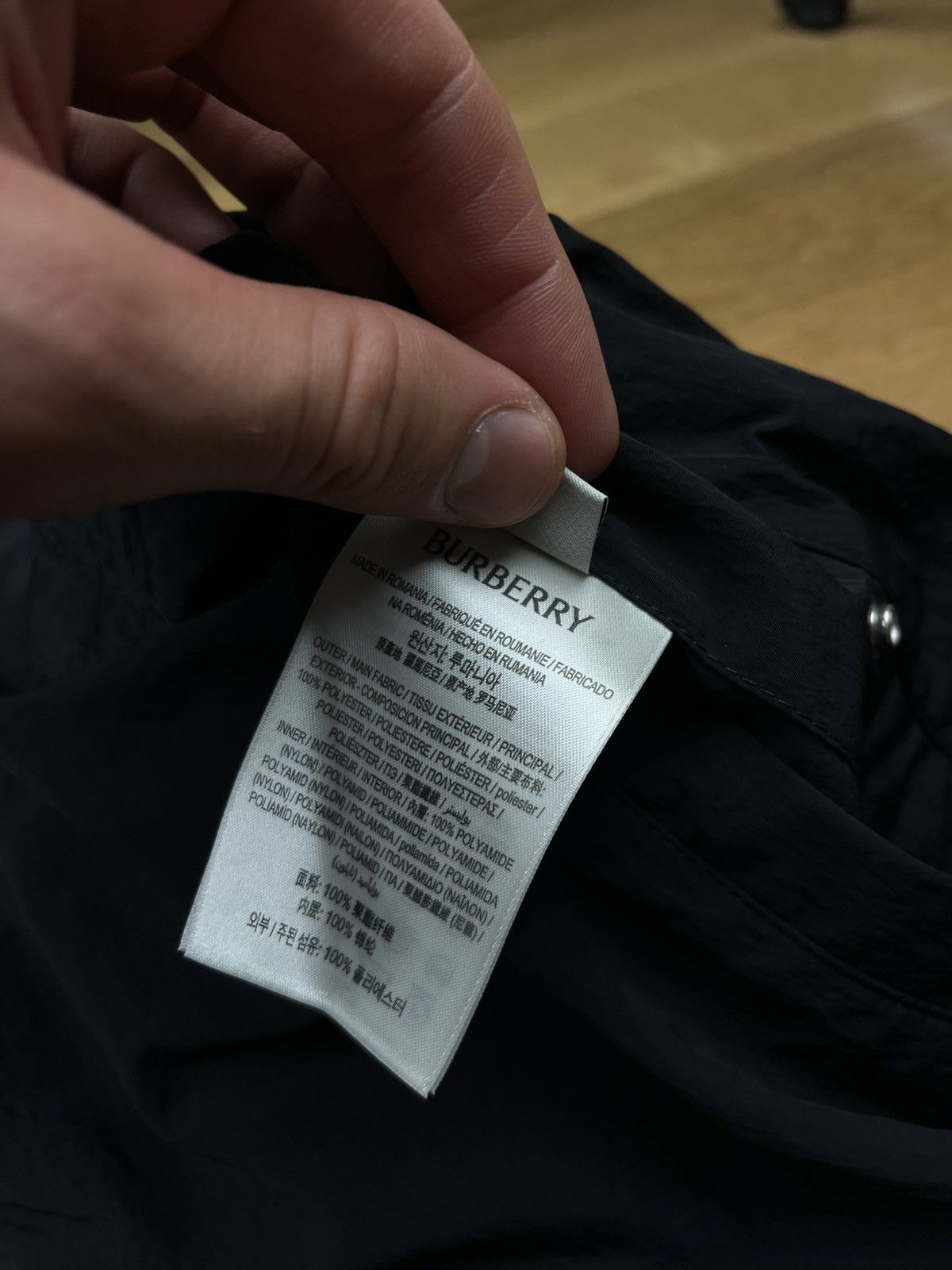 Burberry Burberry Reversible Jacket – Check / Black – Size Large Size US L / EU 52-54 / 3 - 8 Thumbnail