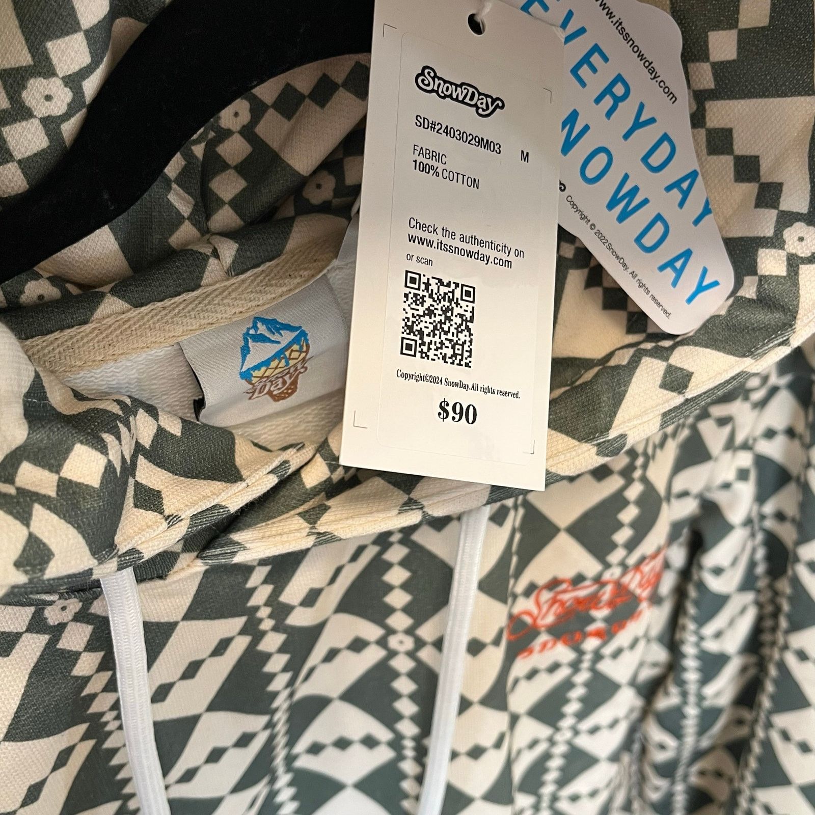 Snowday •NWT• SNOWDAY WORLDWIDE HOODIE • SNEAKERCON 2022 • Men's M Size US M / EU 48-50 / 2 - 4 Thumbnail