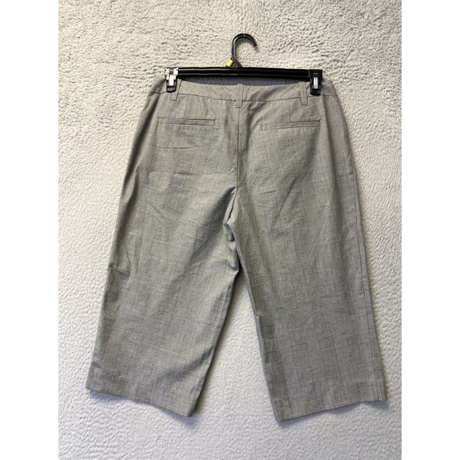 Gap Gap gray Capri pants size 8 pockets Cotton Glenn Plaid /160-20 Size 30" / US 8 / IT 44 - 6 Thumbnail