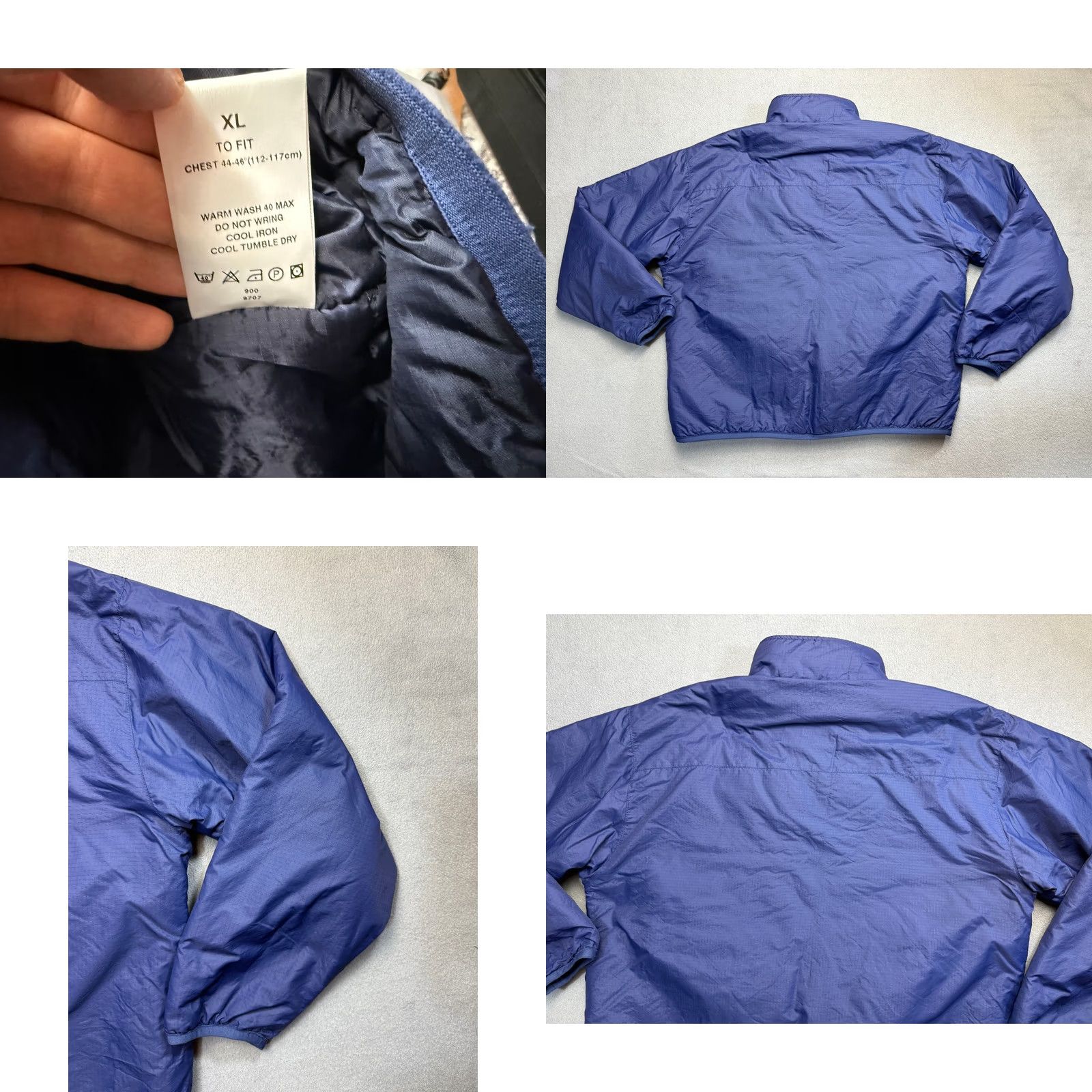 Vintage Rohan Nimbus Jacket Mens XL Blue Puffed Pullover 1/2 Zip Size US XL / EU 56 / 4 - 11 Thumbnail