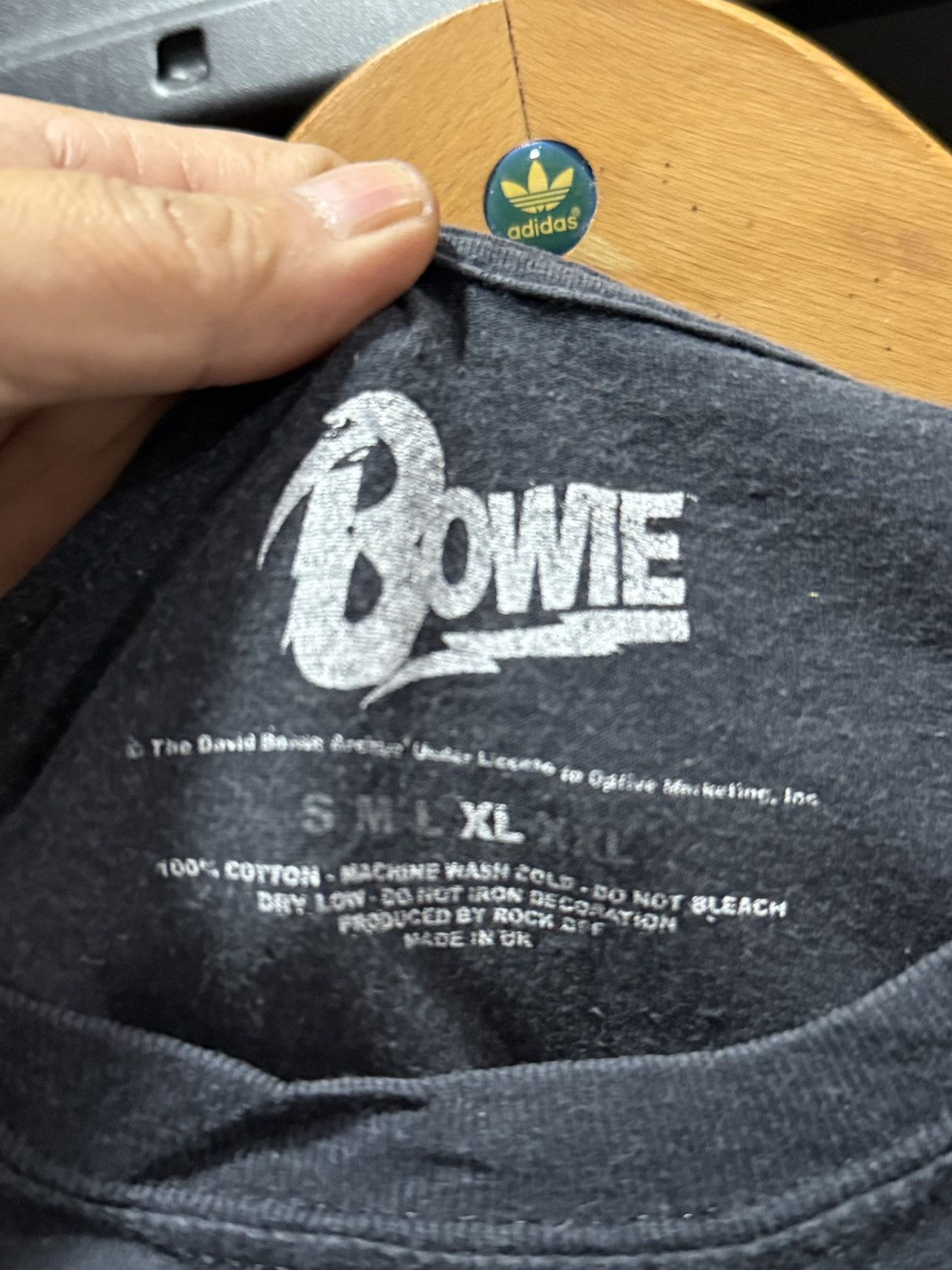 Band Tees David Bowie Promo Faded Tee Size US XL / EU 56 / 4 - 7 Thumbnail
