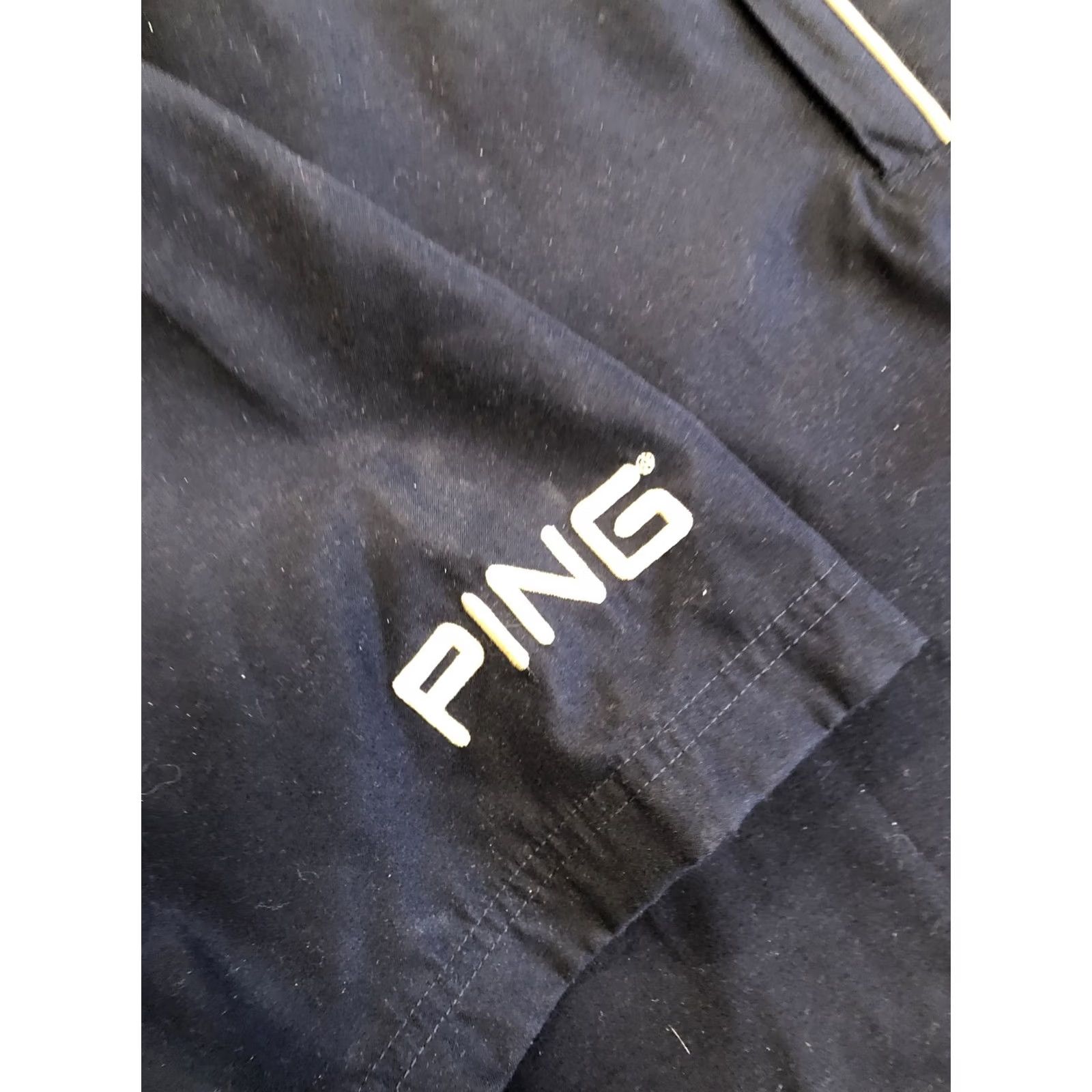 Vintage PING Collection 1/4 Zip Golf Pullover Black Windbreaker Mens XL Short Sleeve Shirt Jacket Size US XL / EU 56 / 4 - 2 Thumbnail