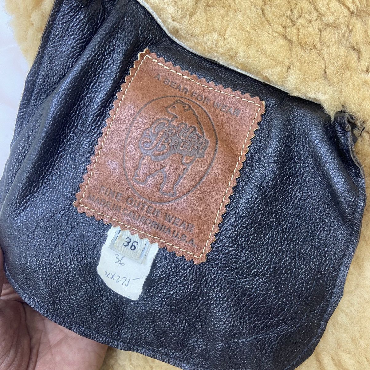 Golden Bear Vintage Golden Bear B 3 Military Sherling Sheepskin Coat Size US S / EU 44-46 / 1 - 24 Thumbnail