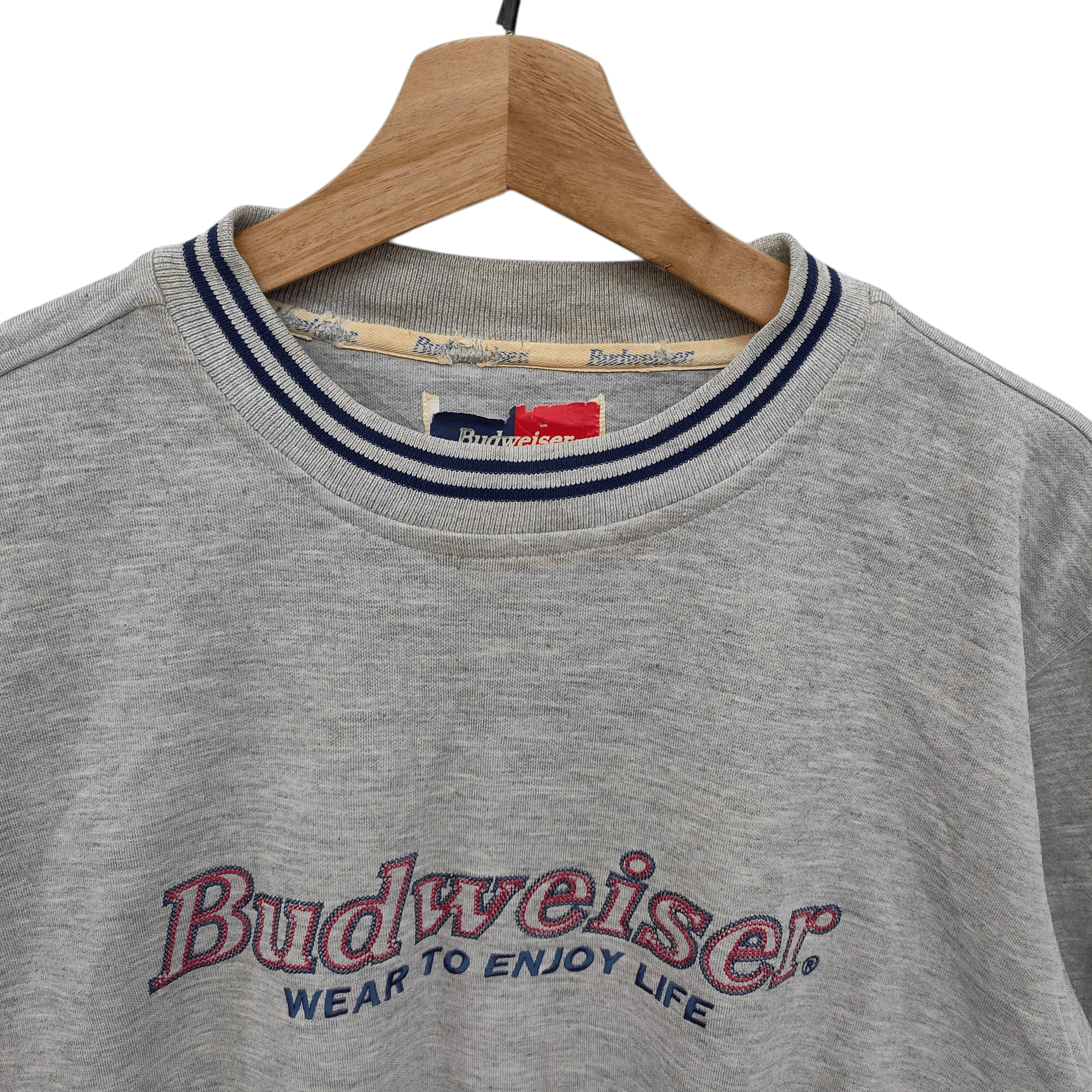 Budweiser × Vintage 80s Budweiser Sweatshirt Size US M / EU 48-50 / 2 - 4 Thumbnail