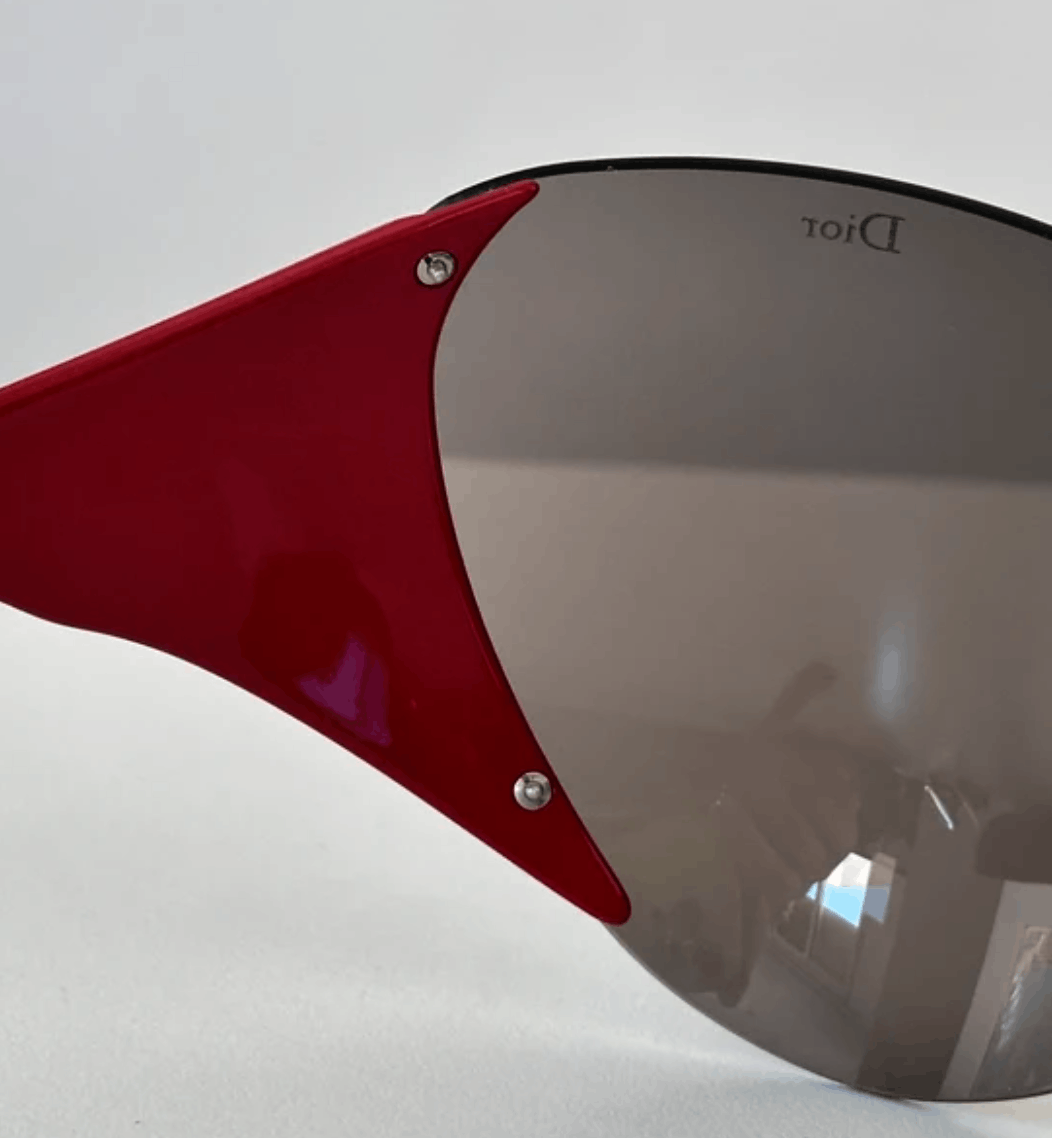 Dior Dior Sunglasses Ski Pop Mask Shield Sport Bike Vintage Size ONE SIZE - 8 Thumbnail