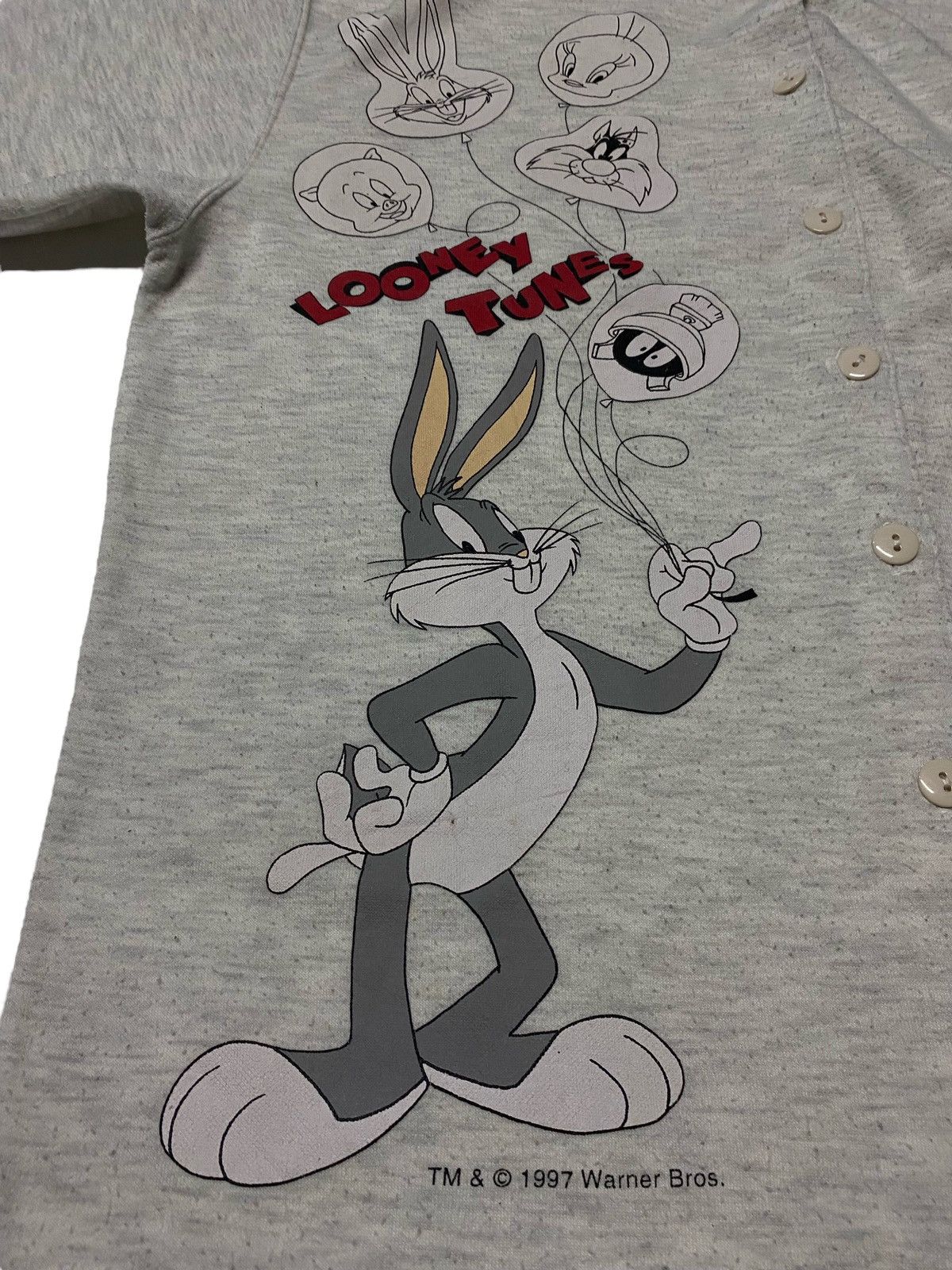 Cartoon Network ✅ Vintage 1997 Looney Tunes Warner Bros Sweatshirt Size US M / EU 48-50 / 2 - 2 Thumbnail