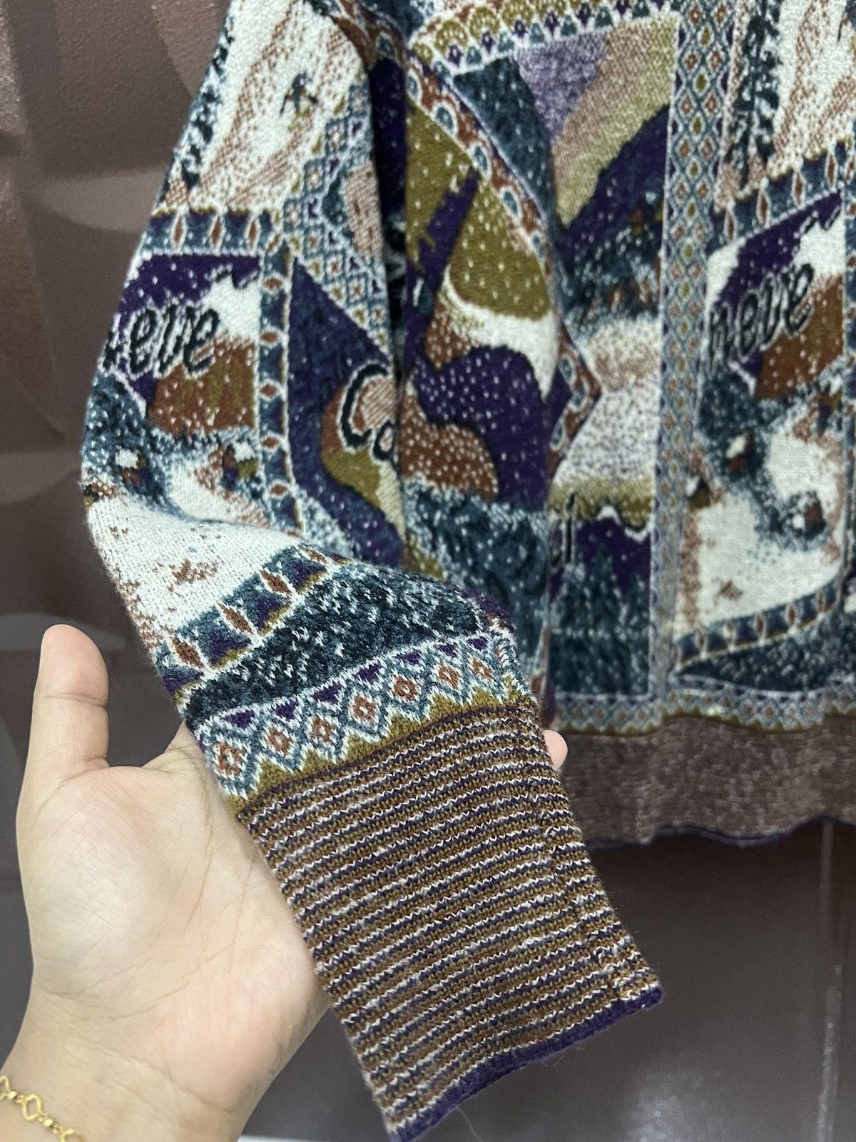 Japanese Brand Modigham Montana Classic Missoni Jumper Knit Coogi Style Size US M / EU 48-50 / 2 - 6 Thumbnail