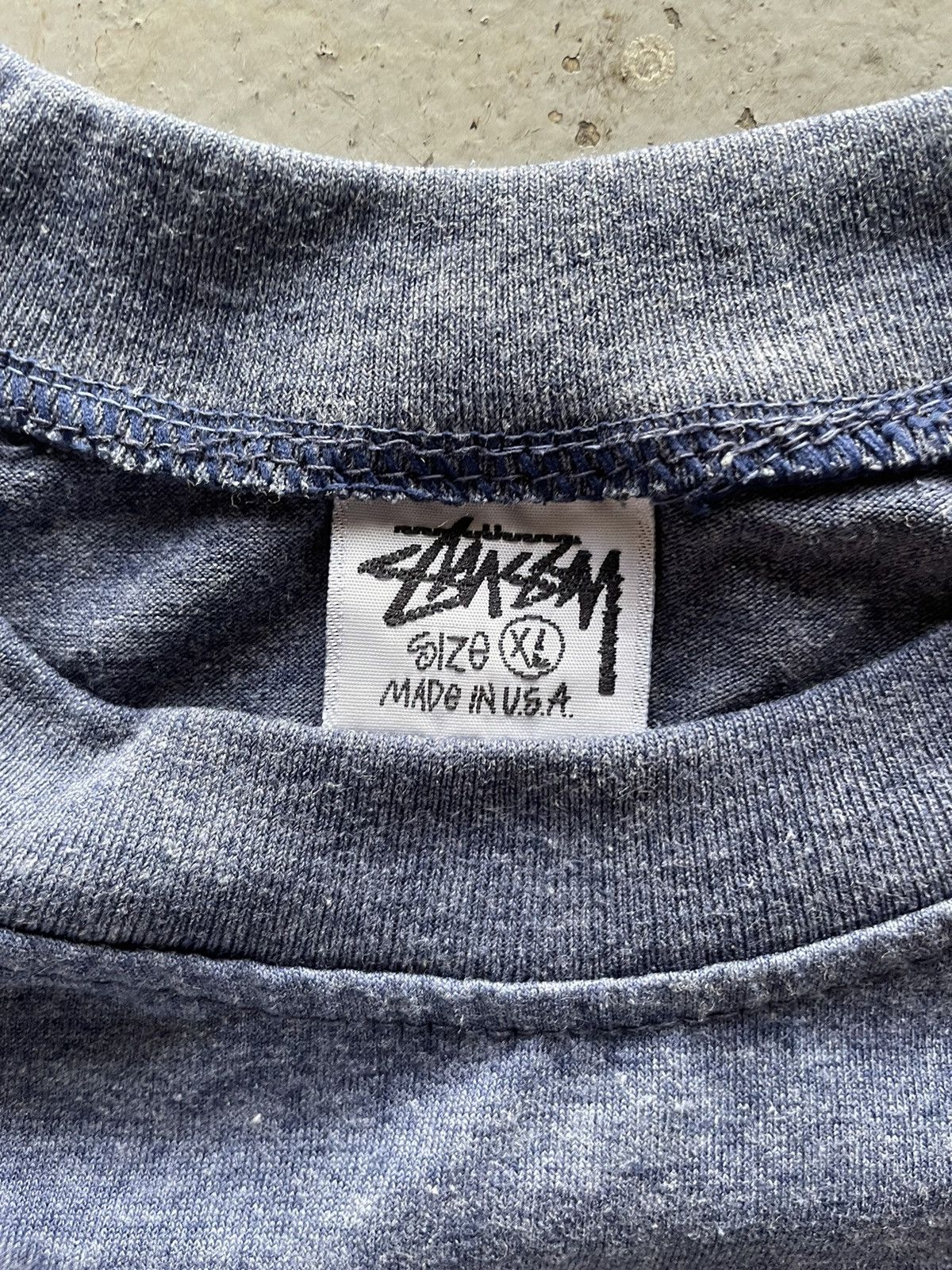 Stussy × Vintage Vintage Stussy T-Shitt Size US XL / EU 56 / 4 - 5 Thumbnail