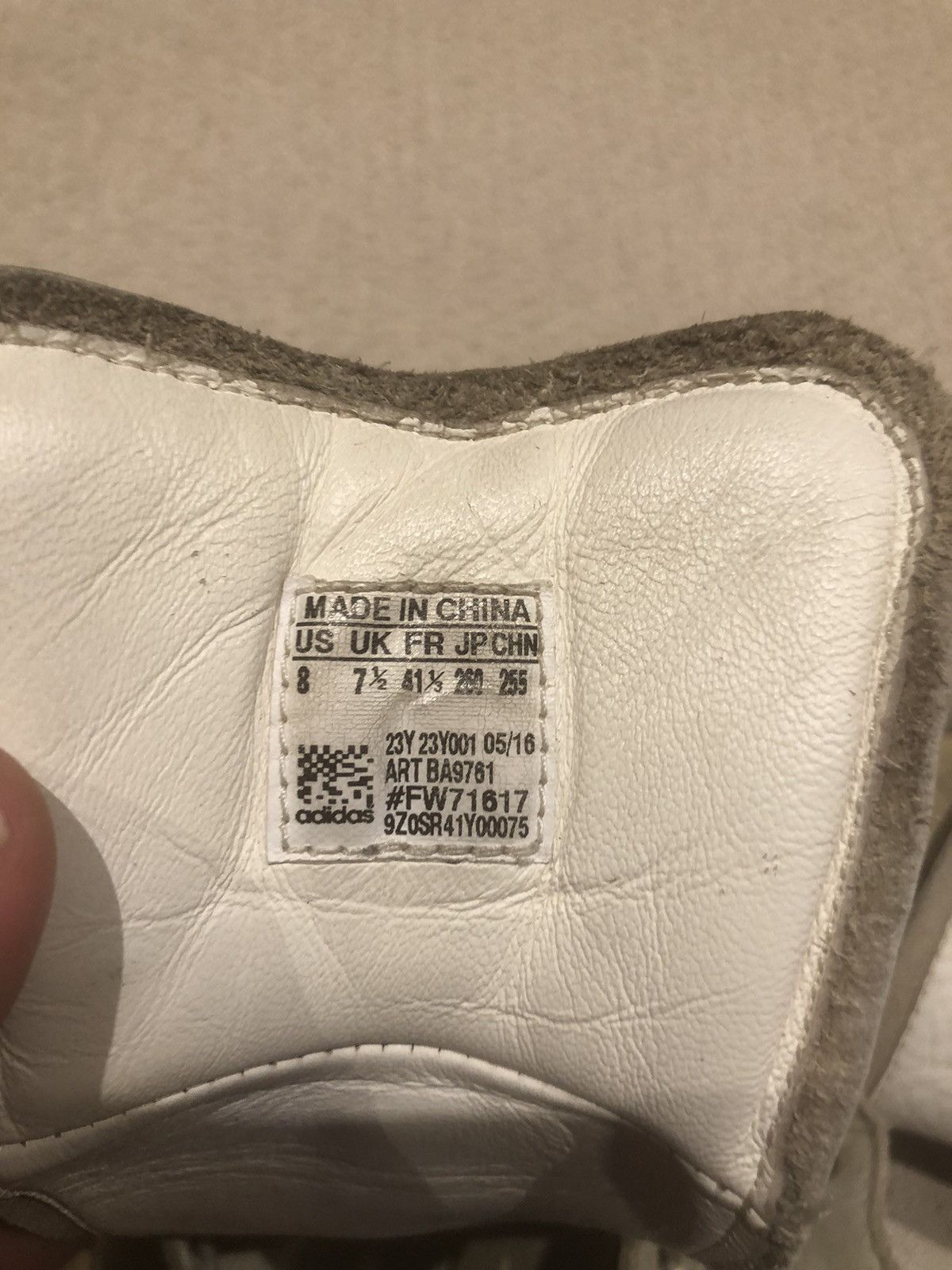 Adidas Rick Owens x Adidas Pro Model Mastodon ‘Smooth Milk’ Size US 8 / EU 41 - 6 Thumbnail