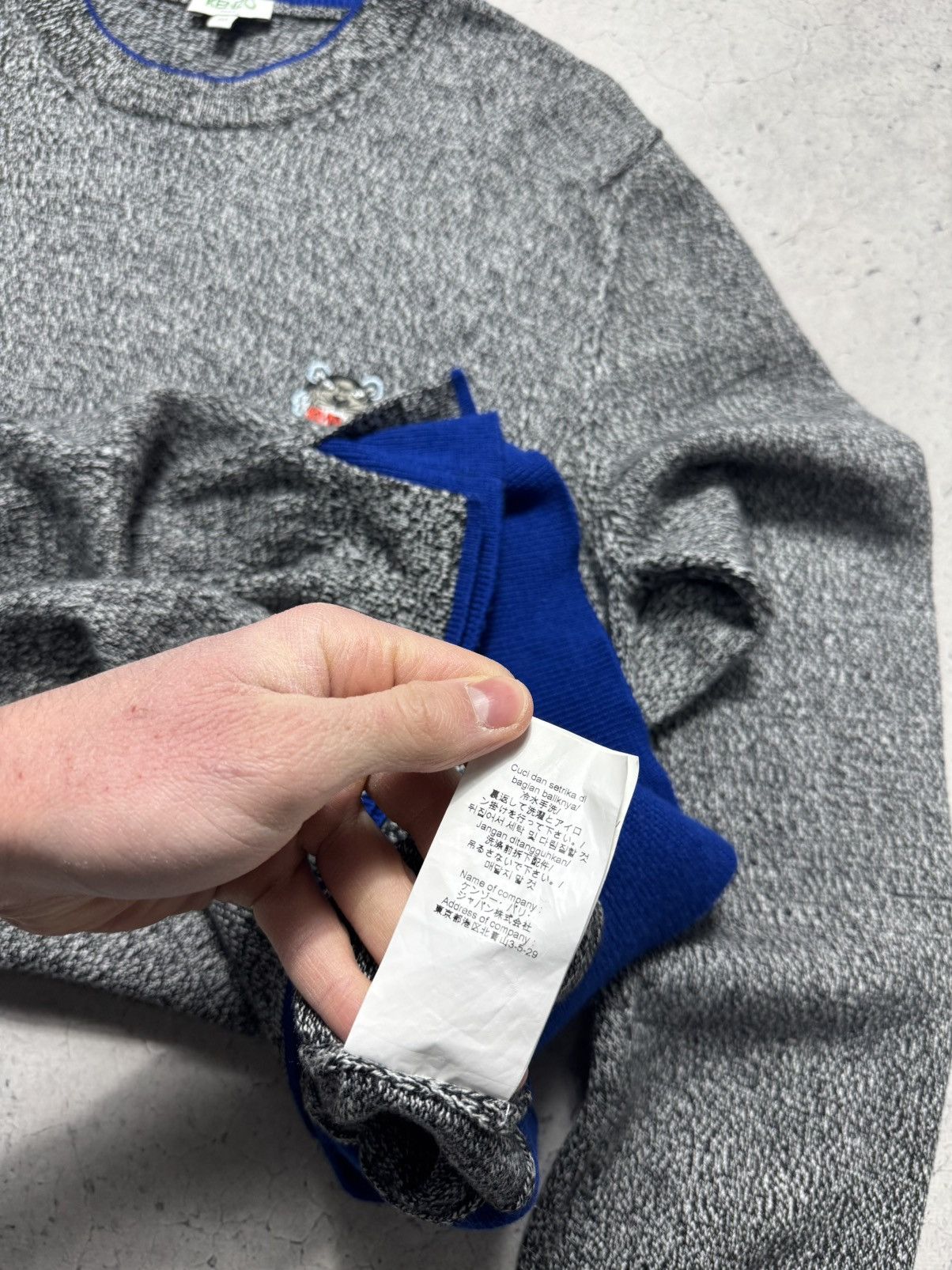 Kenzo Kenzo Paris Wool Bear Sweater Size M Size US M / EU 48-50 / 2 - 7 Thumbnail