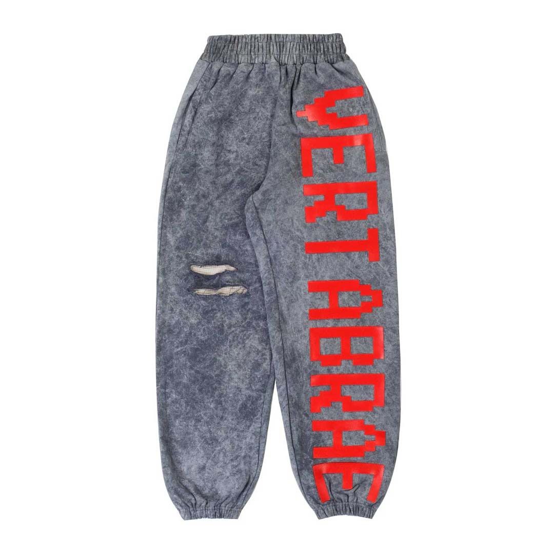 Vertabrae C-1 Sweatpants Washed Grey Red Size US 32 / EU 48 - 1 Thumbnail