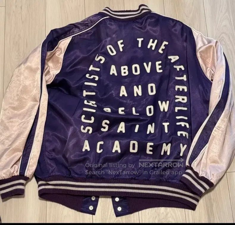 Saint Michael Saint Michael Purple Embroidered Commemorative Jacket Size US L / EU 52-54 / 3 - 2 Thumbnail