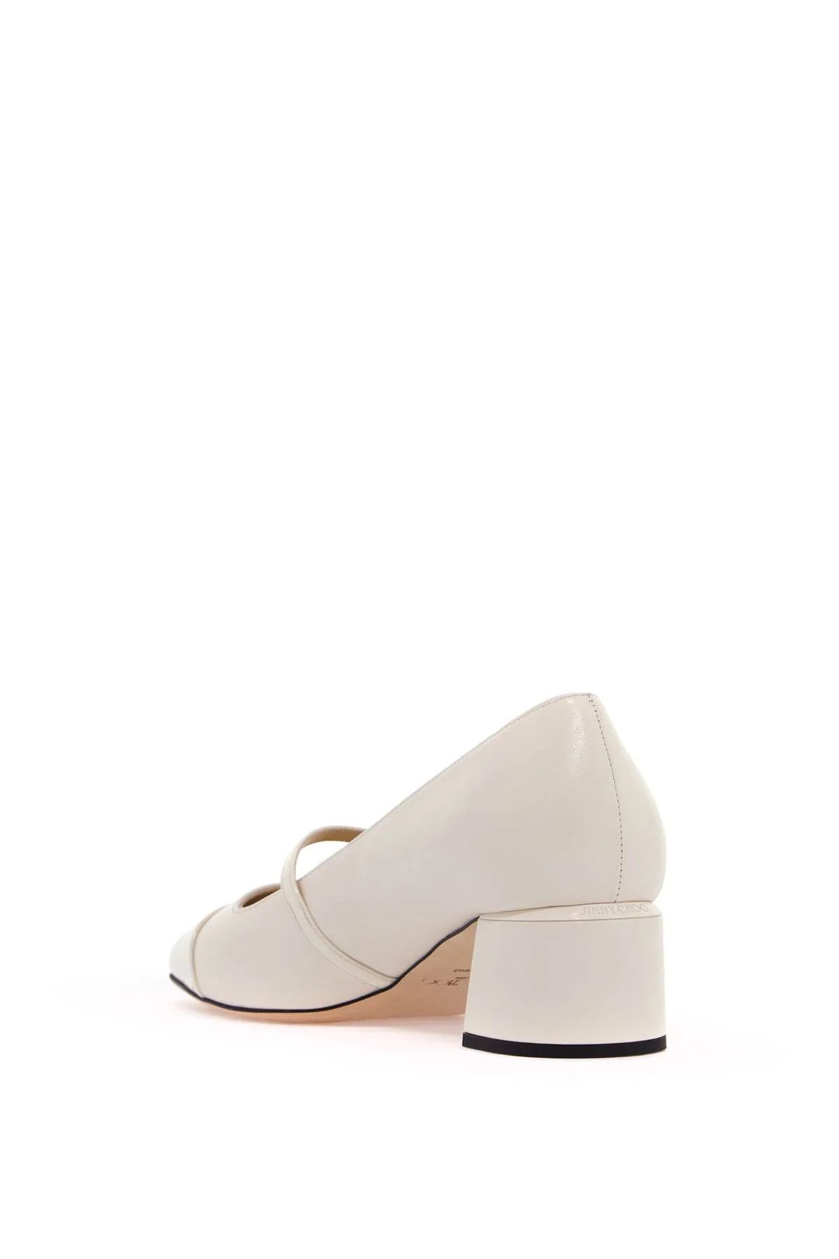 Jimmy Choo o1s22i1n1024 Mary Jane Pumps in White Size US 11 / IT 41 - 3 Thumbnail