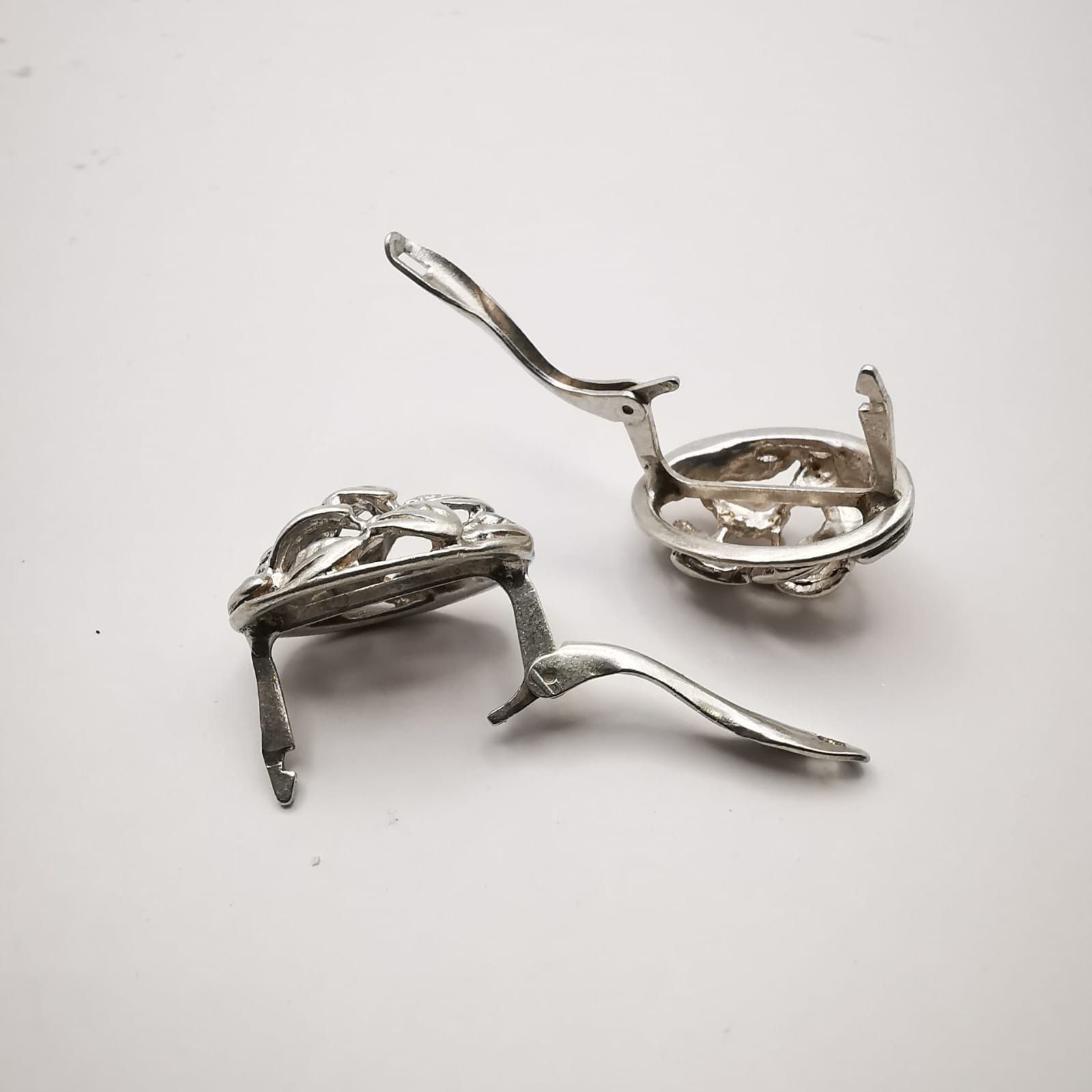 Sterling Silver Vintage 925 Sterling Silver Earrings Jewelry 5 g Size ONE SIZE - 2 Thumbnail