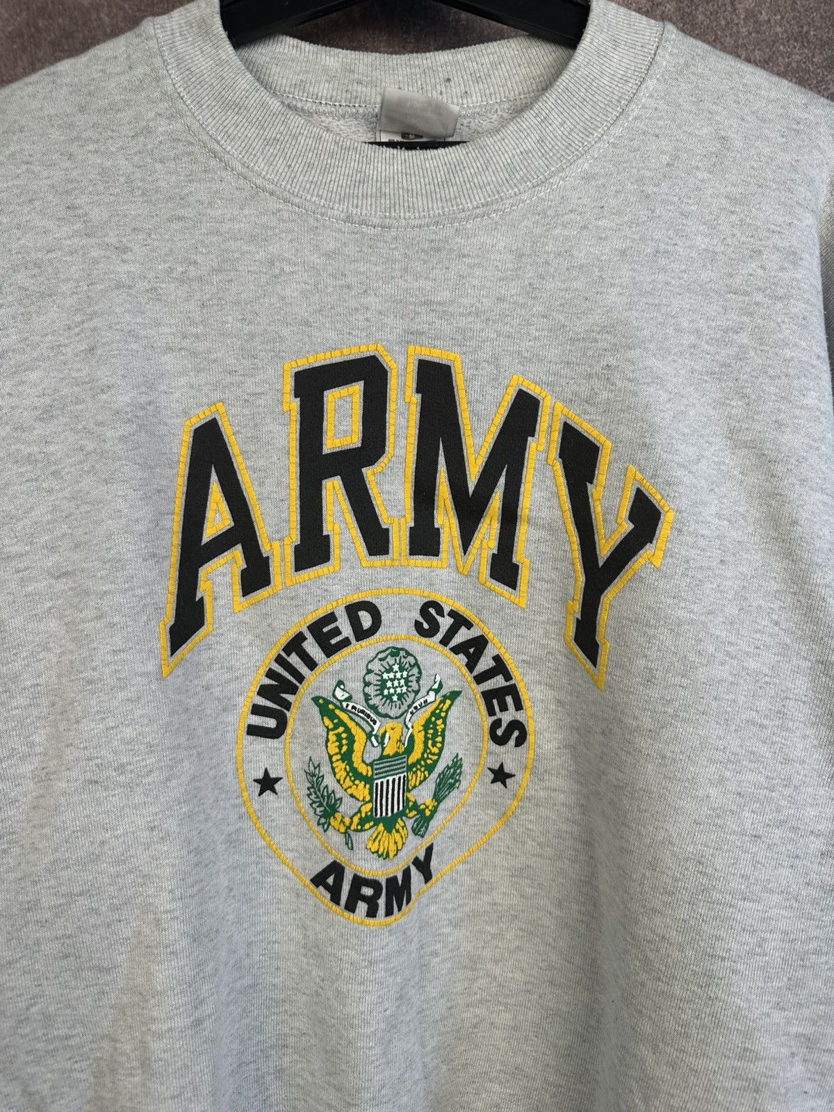 Vintage Vintage US Army United States Crewneck Sweatshirt Grey M Size US M / EU 48-50 / 2 - 3 Thumbnail