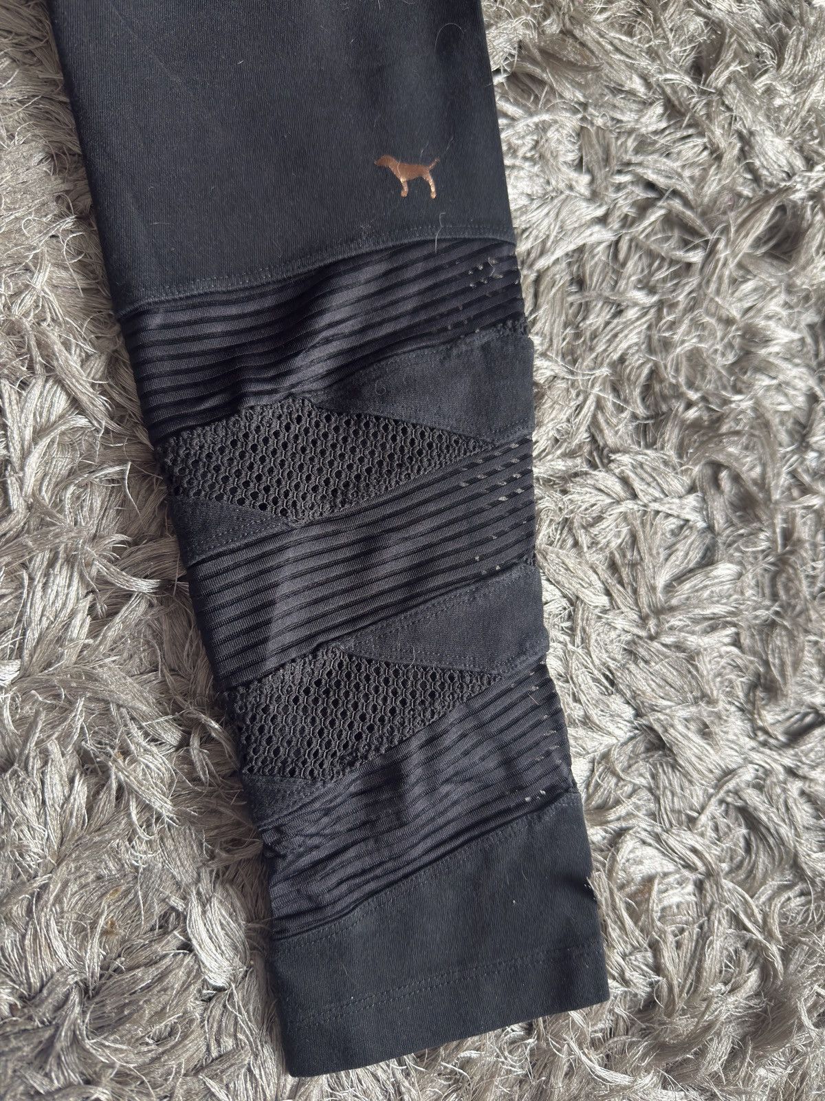 Pink Black and Gold Pink Leggings Size 22" - 2 Thumbnail