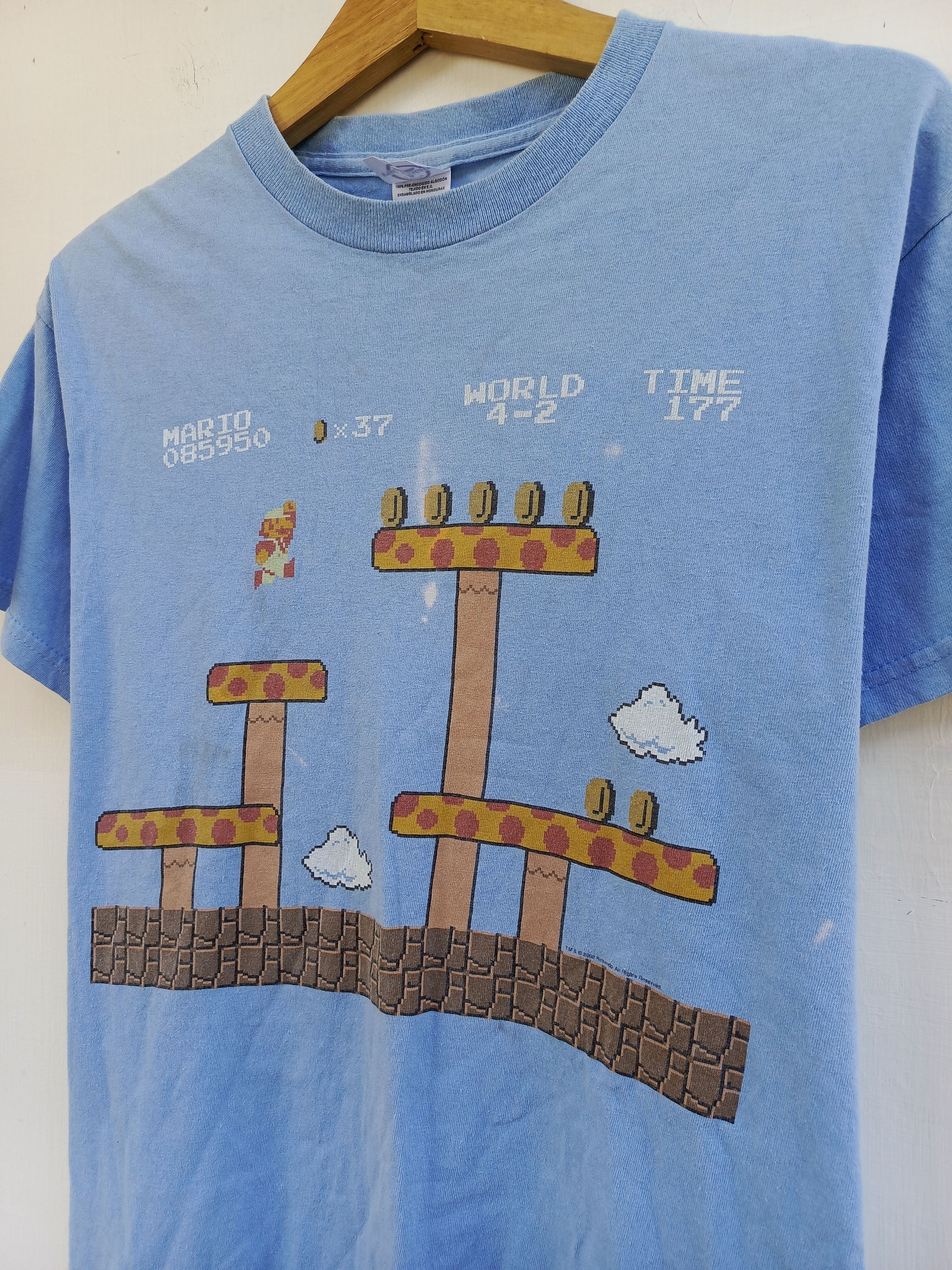 Vintage Super Mario Graphic T-Shirt Vintage Style Gaming Tee Size US M / EU 48-50 / 2 - 3 Thumbnail