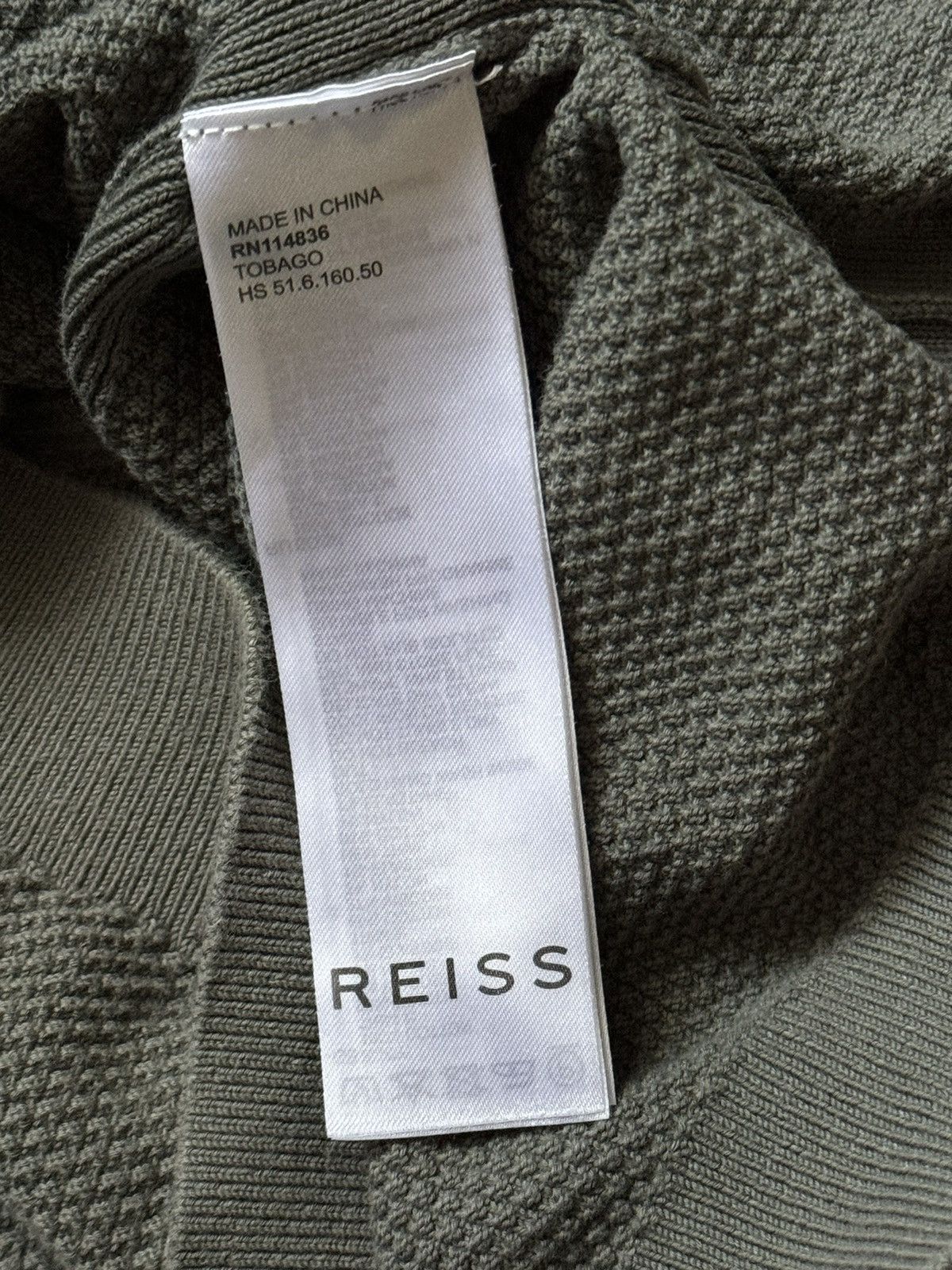 Designer × Reiss Reiss S 1/4 zip polo tee T-shirt 👕 casual Size US S / EU 44-46 / 1 - 7 Thumbnail