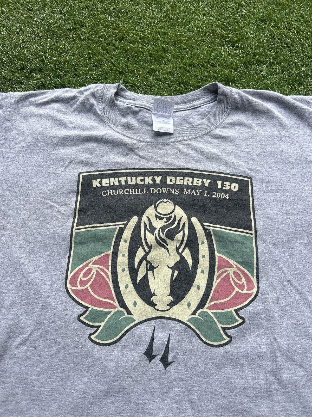 Vintage Vintage 2004 Kentucky Derby 130 T-Shirt Size US L / EU 52-54 / 3 - 2 Thumbnail