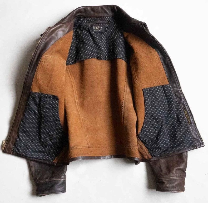 RRL Ralph Lauren RRL Ralph Lauren Vintage vintage cowhide Mendoza jacket Sa Size US M / EU 48-50 / 2 - 2 Thumbnail