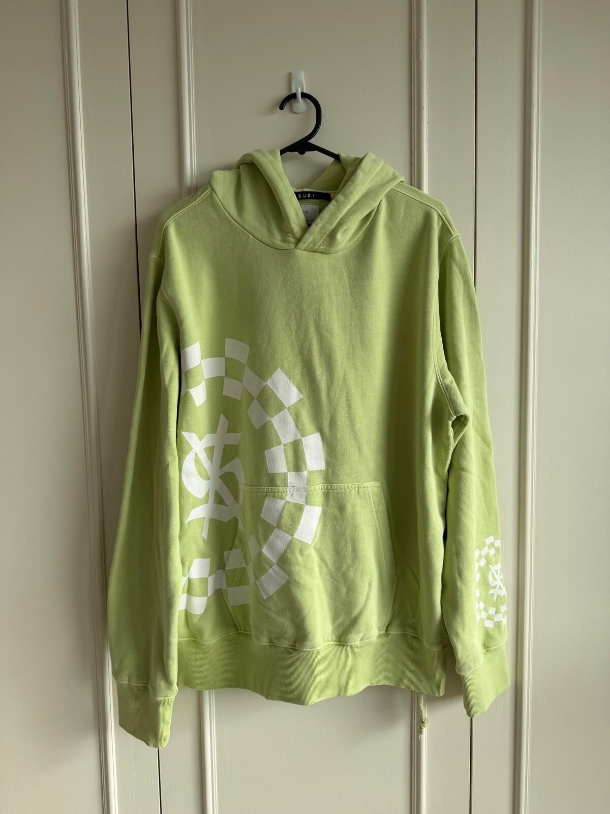 Ksubi new Ksubi mens team kash hoodie lime green medium m Size US M / EU 48-50 / 2 - 1 Thumbnail