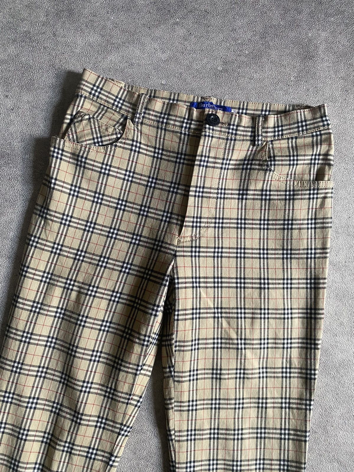 Burberry Burberrys Novacheck Blue Label Size 22" - 2 Thumbnail