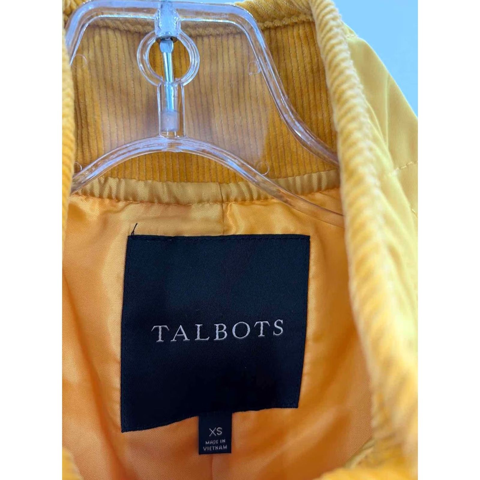 Talbots Talbots Vest Puffer XS Yellow Womens Size XS / US 0-2 / IT 36-38 - 2 Thumbnail