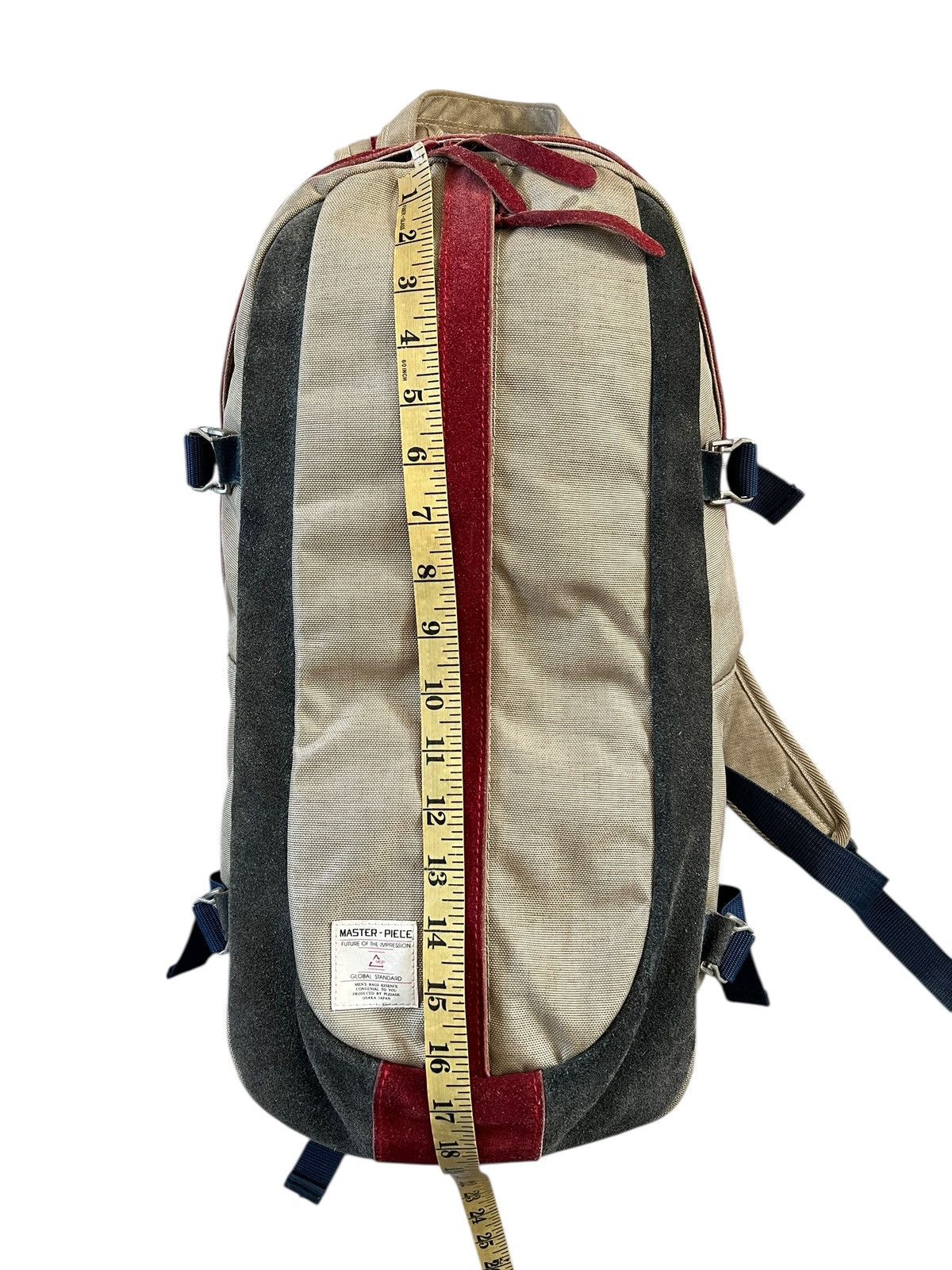 MasterPiece 1990s Masterpiece Leather Trim Backpack Center Zip Size ONE SIZE - 19 Thumbnail