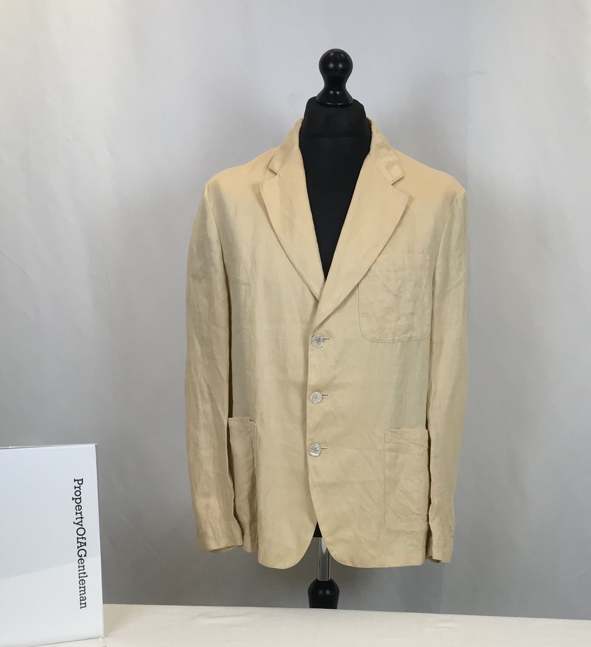 Gucci Guccify Hypnotism Linen Blazer Size 50R - 2 Thumbnail