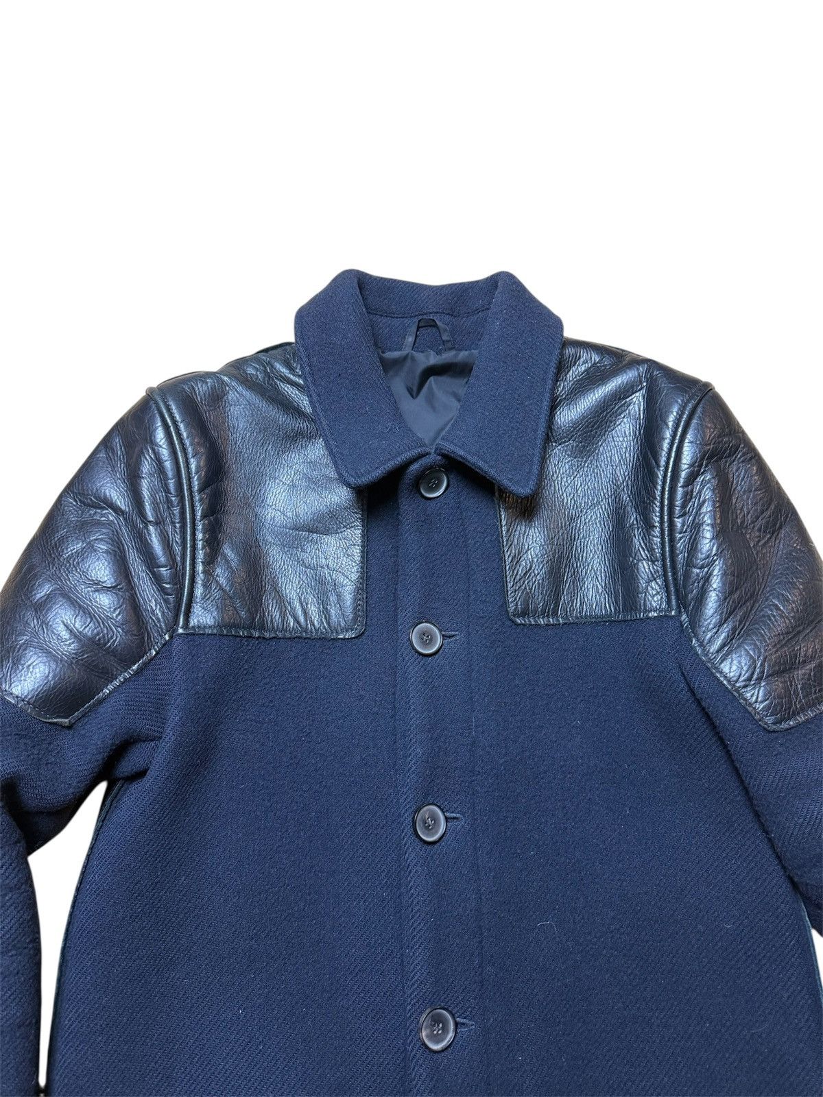 Acne Studios A/W15 “Mads” Leather & Wool Jacket Size US S / EU 44-46 / 1 - 3 Thumbnail