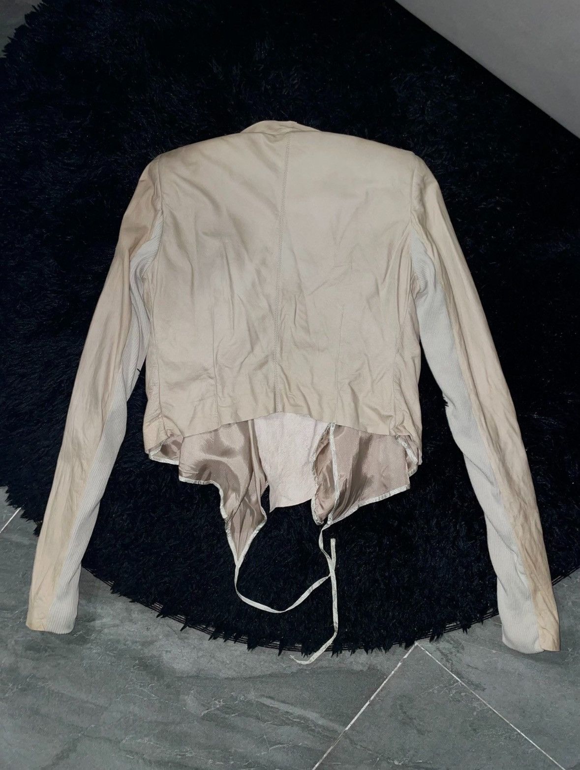 Rick Owens Rick Owen’s olmar n mirta leather jacket Size US S / EU 44-46 / 1 - 2 Thumbnail